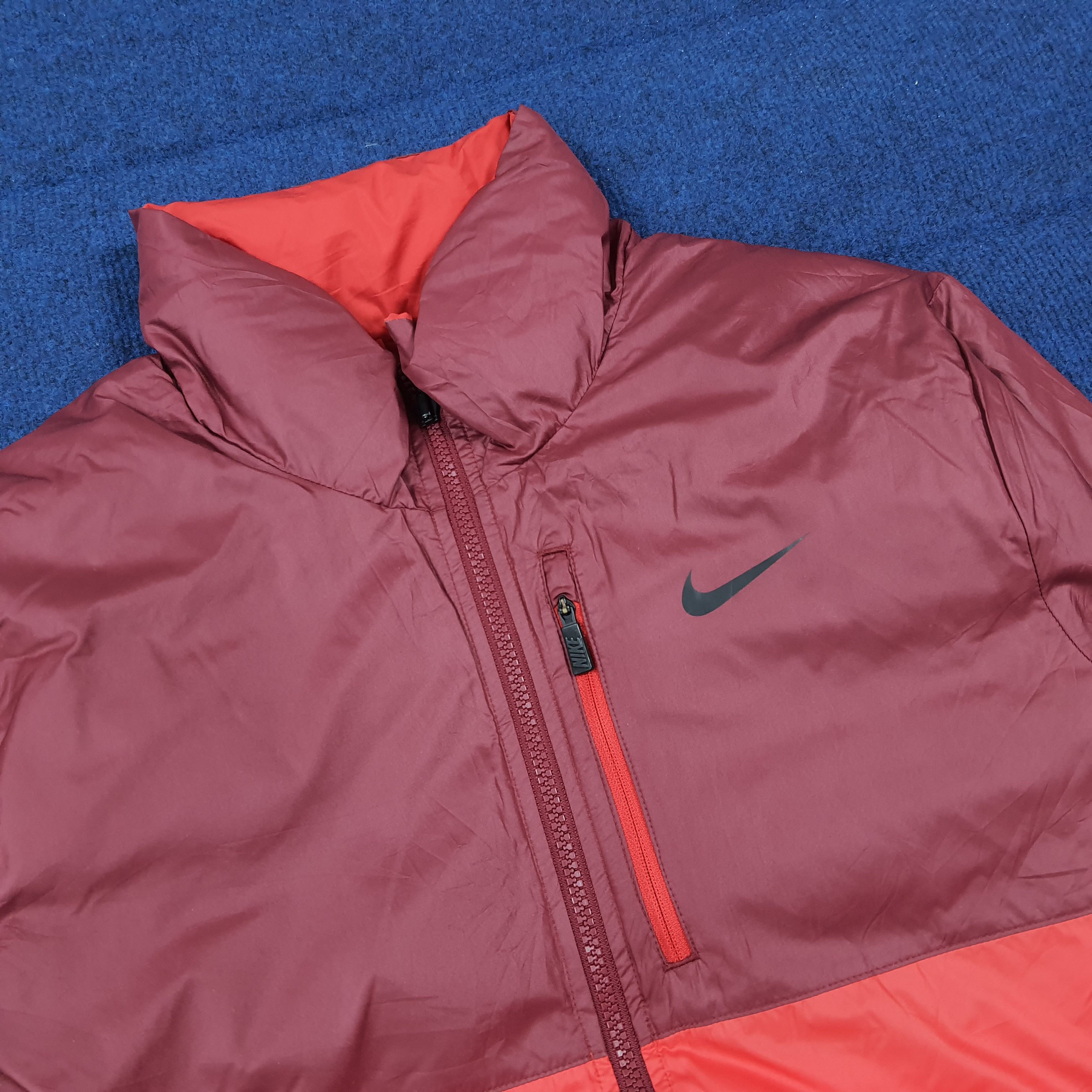 Nike Vintage Nike Reversible Puffer Jacket Full Zip Coat C289N3 Size US M / EU 48-50 / 2 - 2 Thumbnail