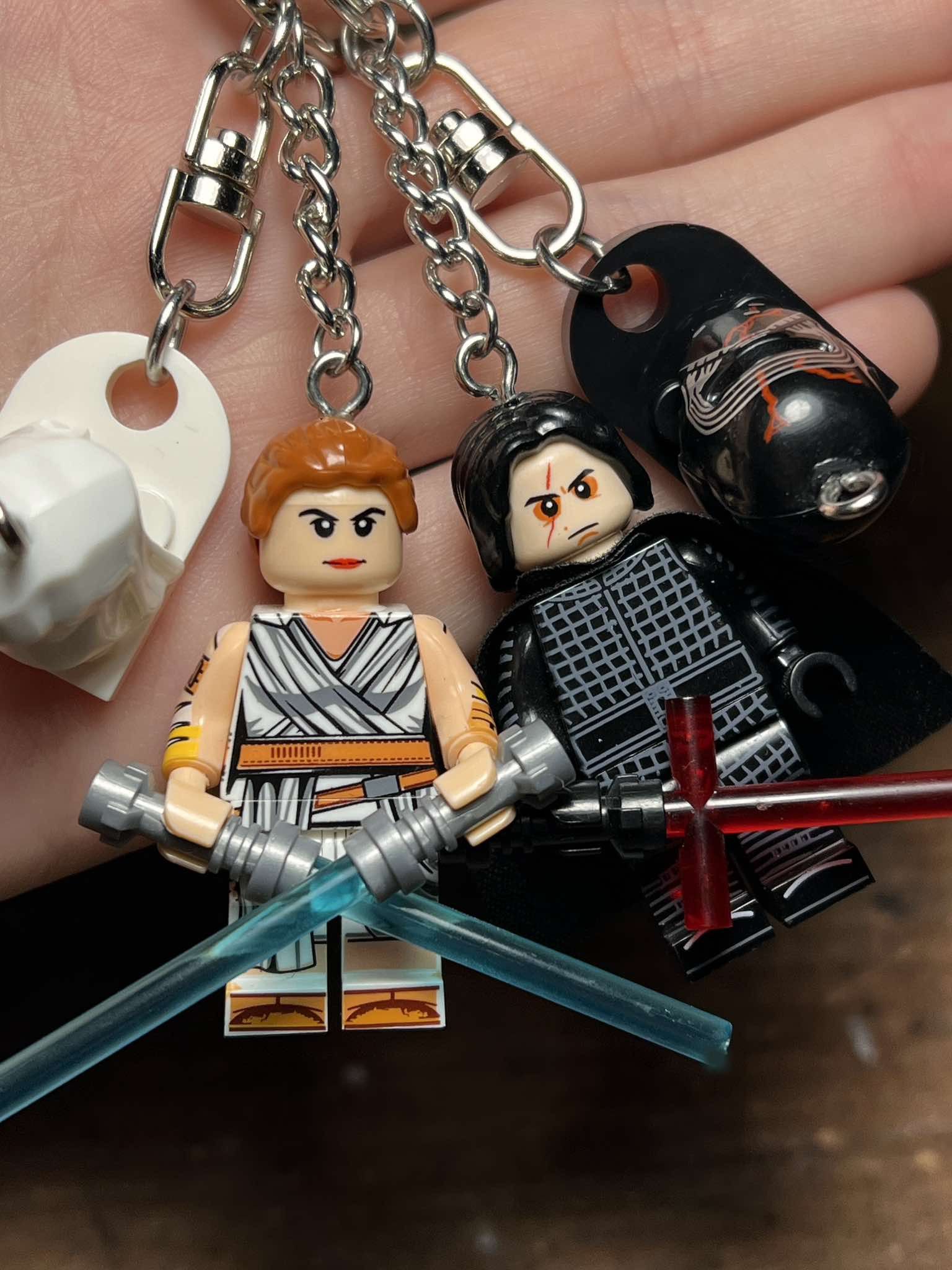 Other Star Wars Kylo Ren Rey minifigure keychain Size ONE SIZE - 1 Thumbnail