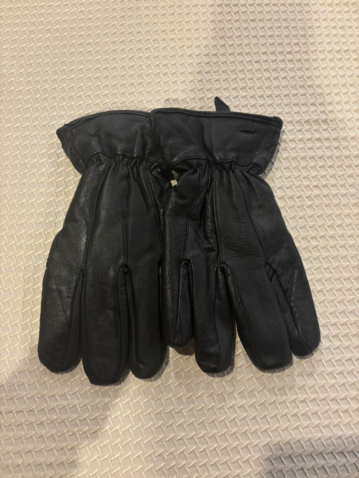 Other Black leather gloves.mm-222 Size ONE SIZE - 1 Thumbnail