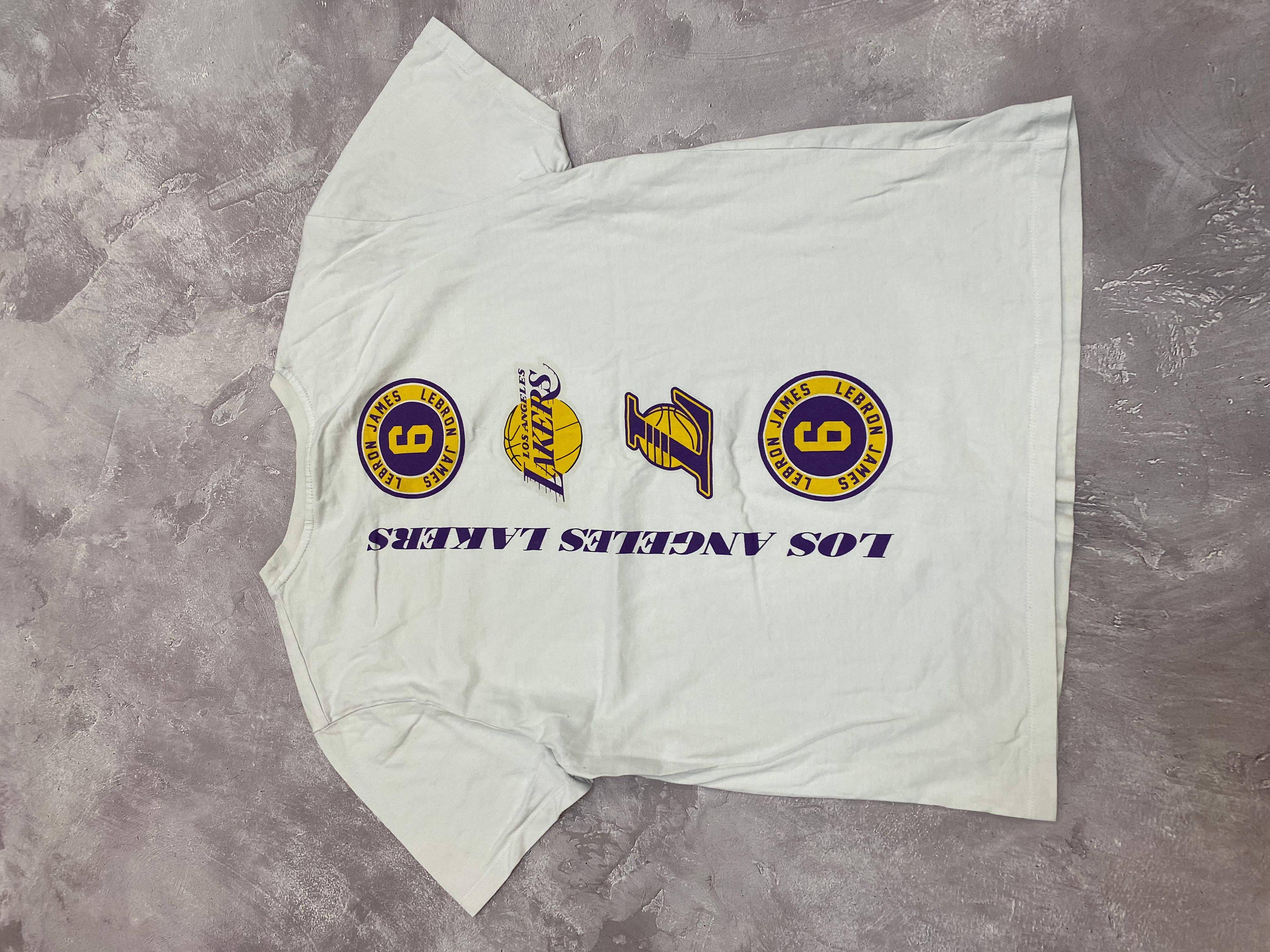 Pre-owned Nba X Vintage Los Angeles Lakers Champions T-shirt In White