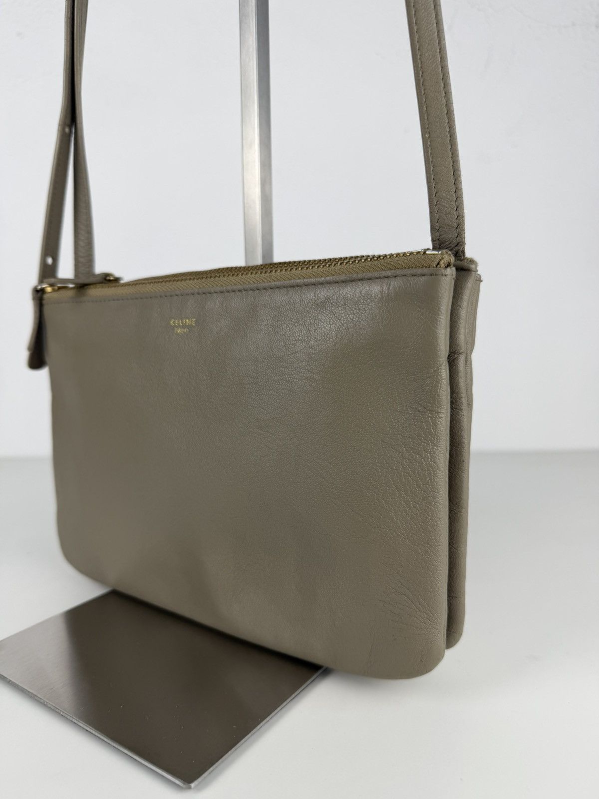 Celine Celine trio leather shoulder/ crossbody bag Size ONE SIZE - 12 Thumbnail