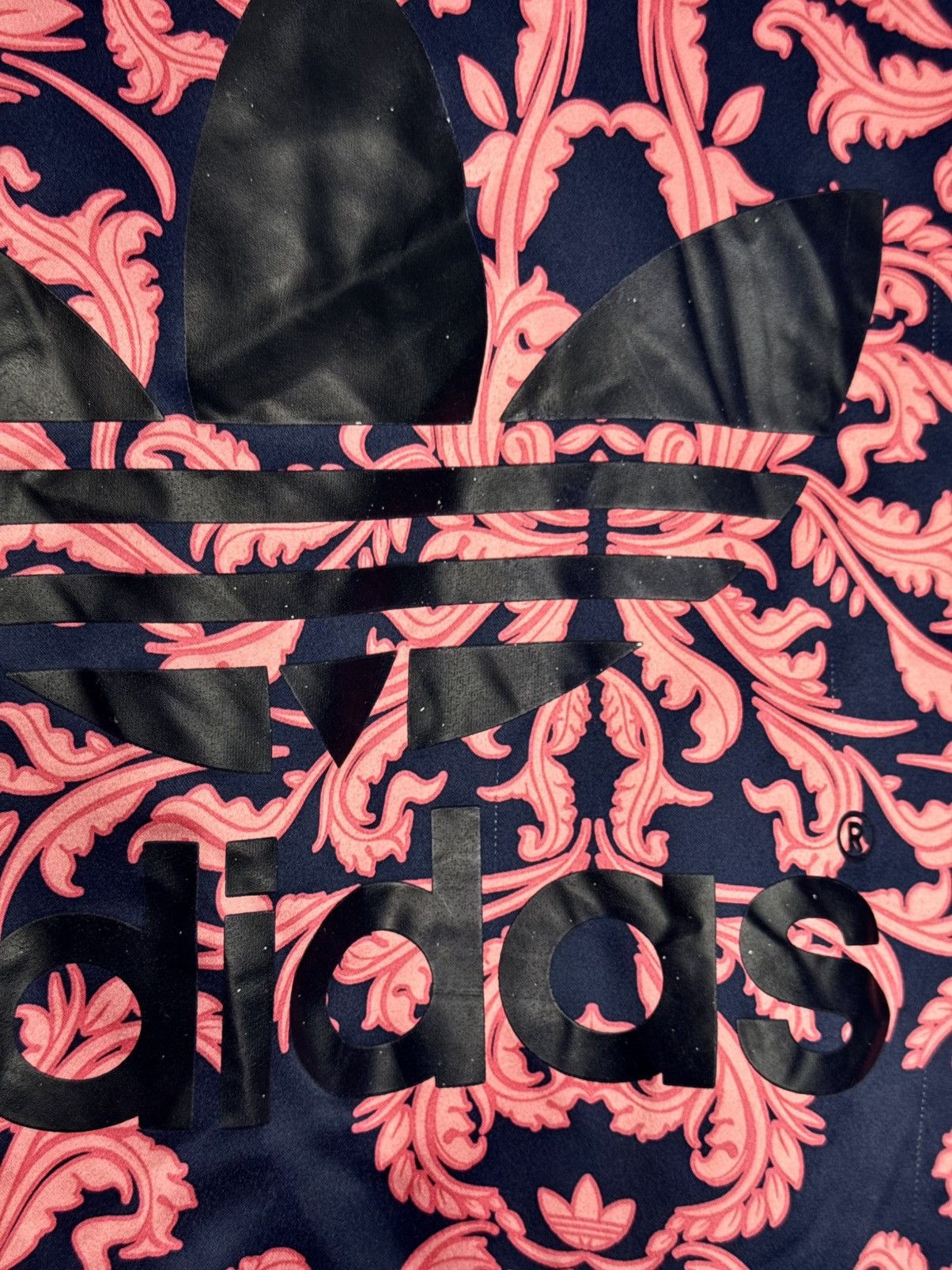 Adidas Adidas x The Farm Company Pink Floral Bomber Jacket Y2K Hype Size S / US 4 / IT 40 - 18 Thumbnail