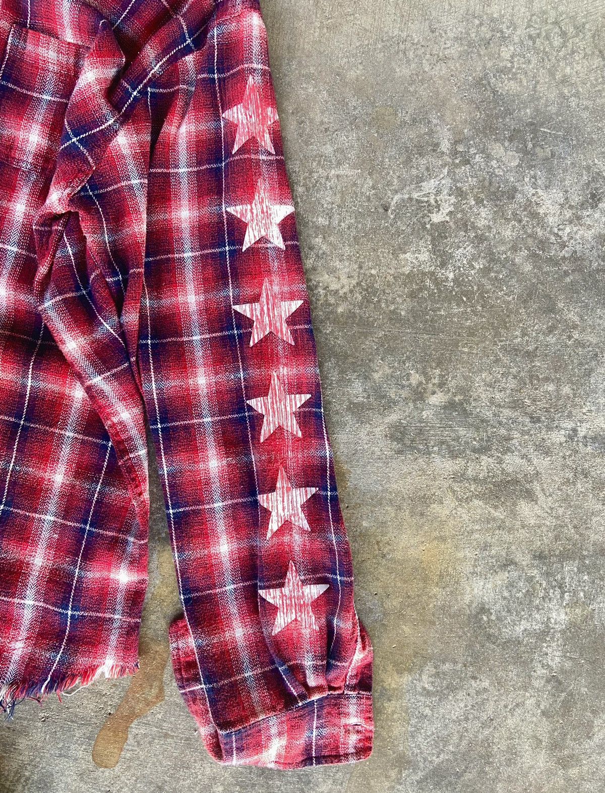Japanese Brand Japanese distressed flannel shirt punk inspired Size US S / EU 44-46 / 1 - 8 Thumbnail