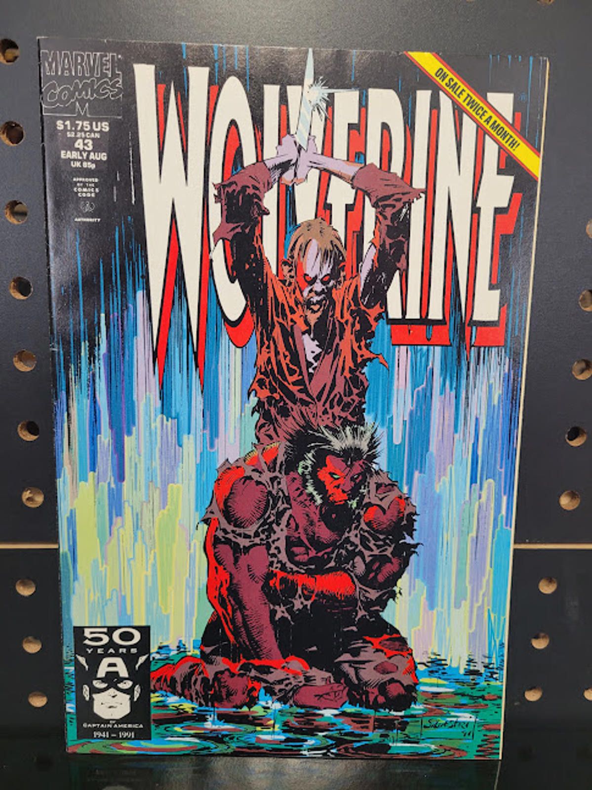 Marvel Comics Wolverine #43 Comic Book - 50 Years Special Edition Size ONE SIZE - 1 Thumbnail