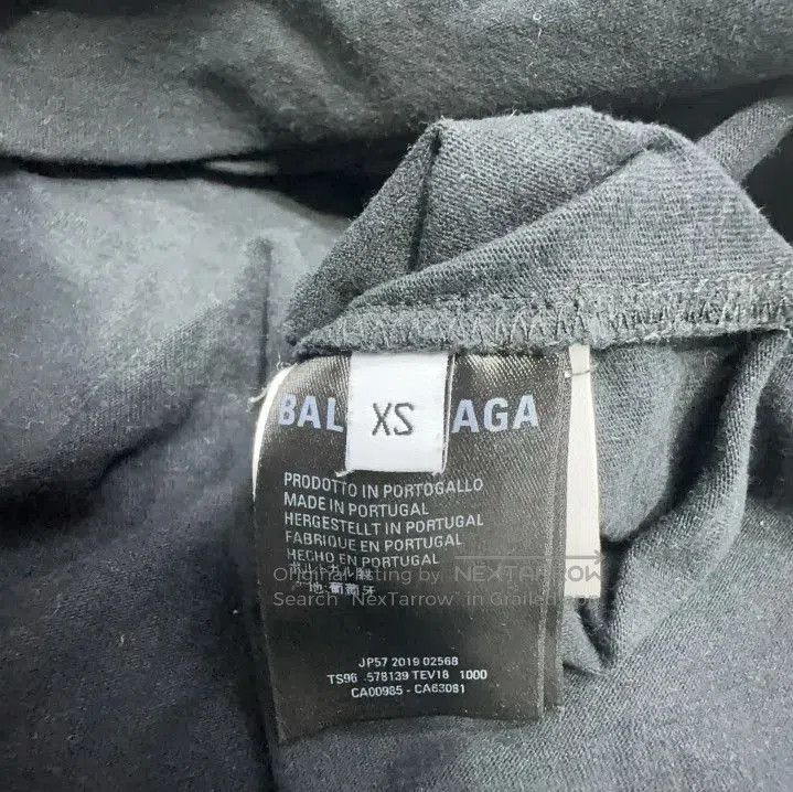 Balenciaga Balenciaga Black Short Sleeve T. Size US XS / EU 42 / 0 - 4 Thumbnail