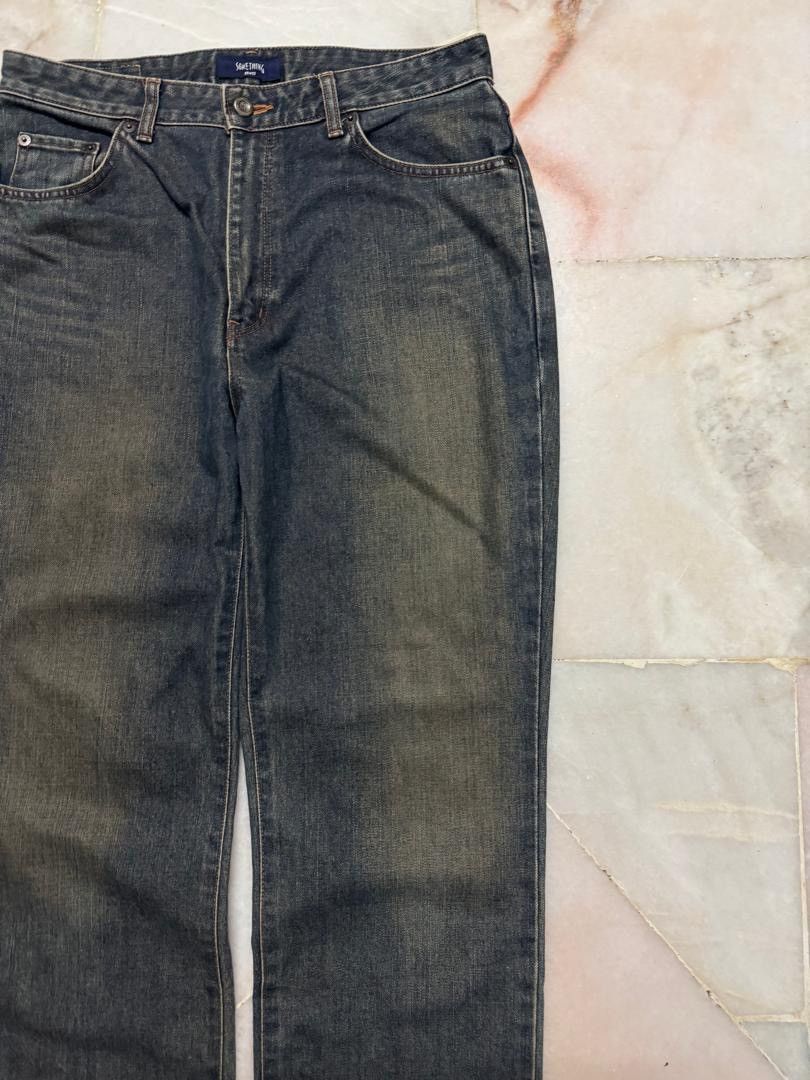 Edwin 💥BAGGY💥EDWIN RUSTY SICK MUD WASH BAGGY STYLE 90s DARK DENIM Size US 30 / EU 46 - 4 Thumbnail