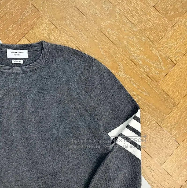 Thom Browne Thom Browne Gray Wool Men's Pullover . Size US M / EU 48-50 / 2 - 5 Thumbnail
