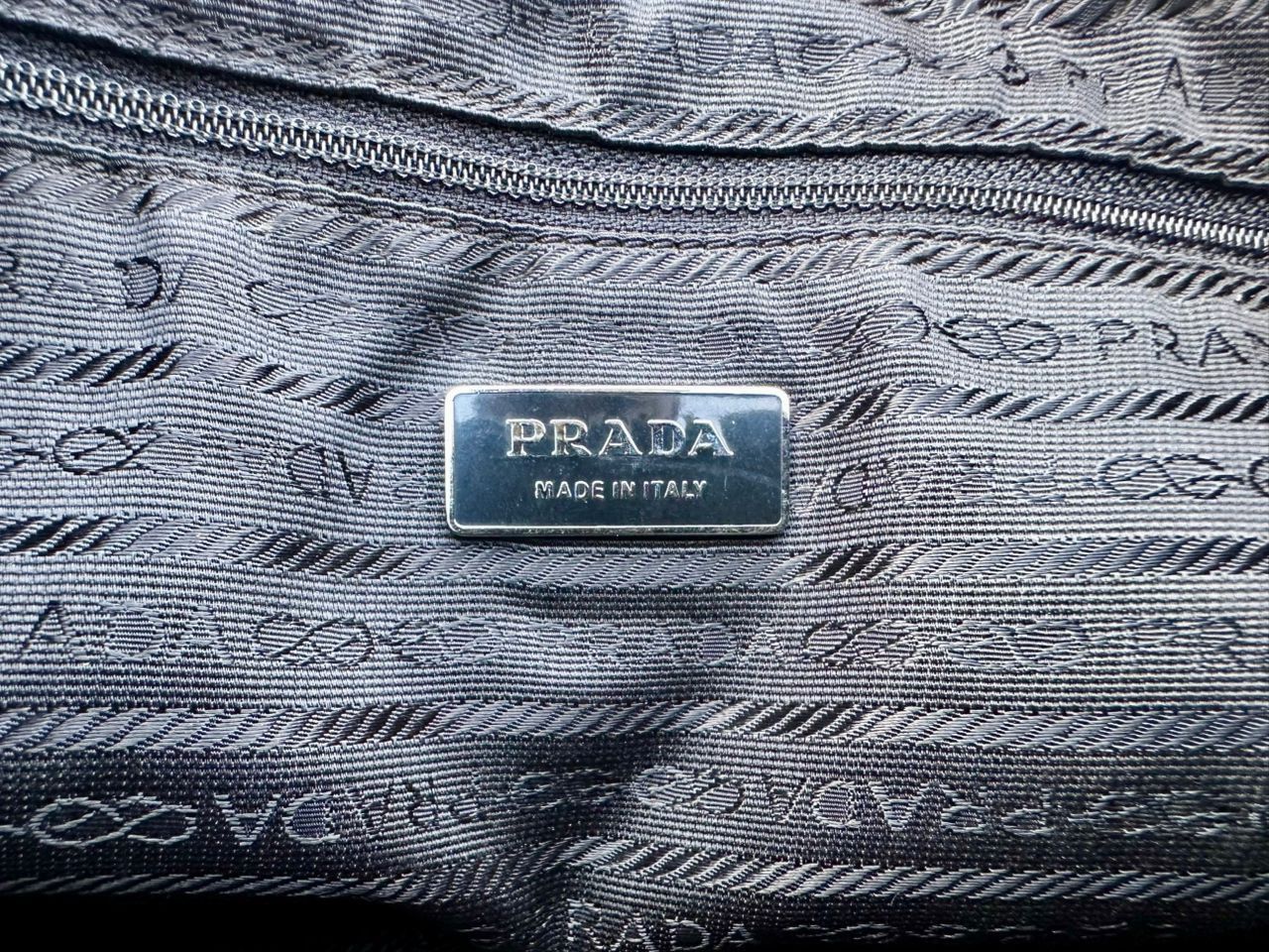 Prada Authentic Prada Tessuto Nylon Double Pocket Drawstring Size ONE SIZE - 9 Thumbnail