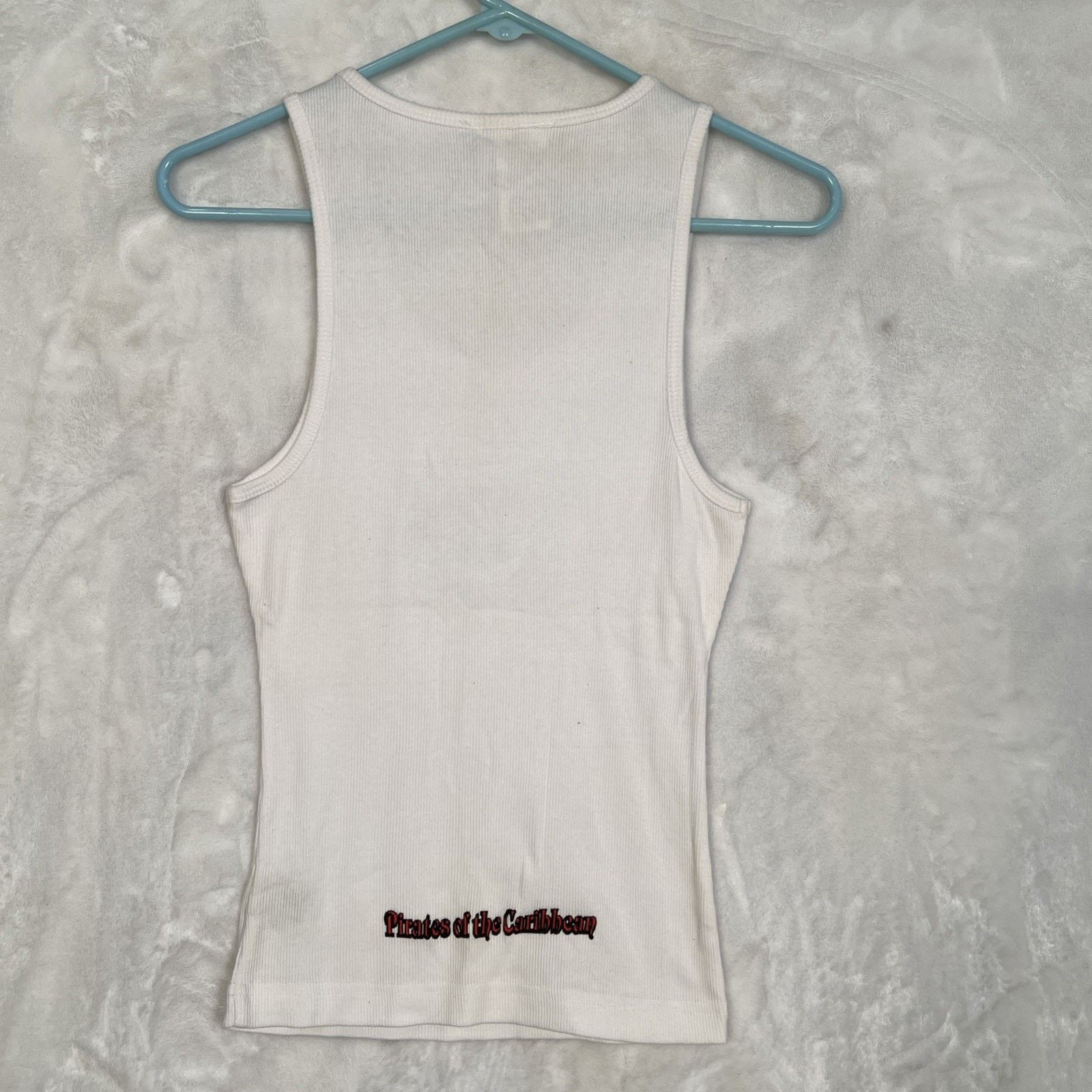 Disney Walt Disney World White tank top Pirates of the Caribbean Size US XL / EU 56 / 4 - 14 Thumbnail