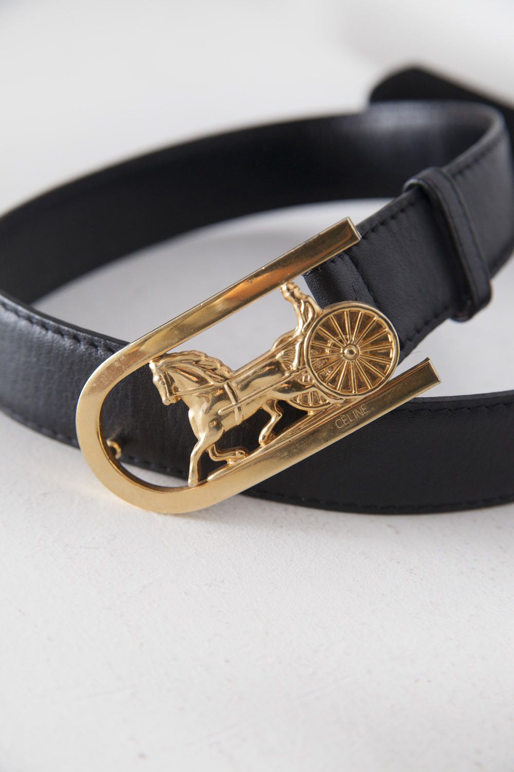 Celine Vintage 1980's carriage Céline belt Size ONE SIZE - 5 Thumbnail