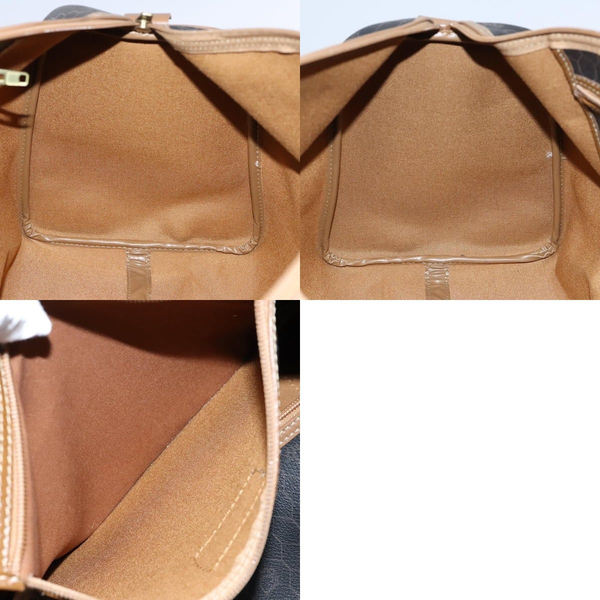 Dior DIOR Honeycomb Canvas Boston Bag Pvc Leather Black Size ONE SIZE - 12 Thumbnail