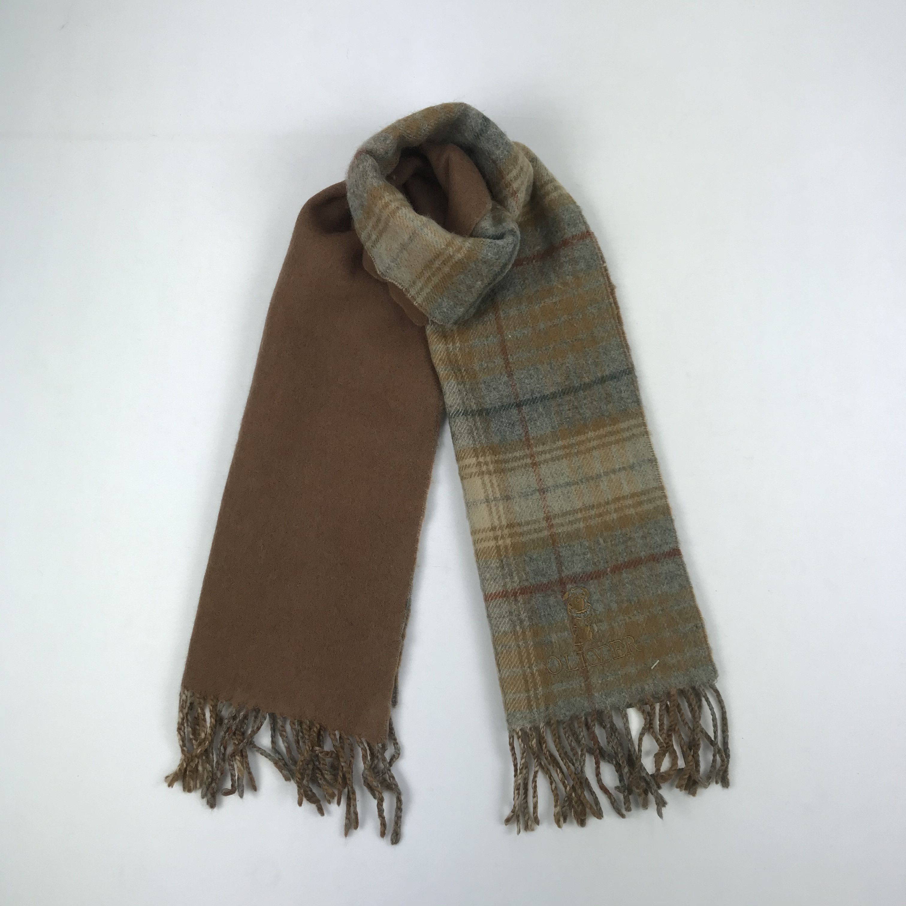 Vintage Vintage Oliver Scarf Muffler Wool Cashmere Scarves Size ONE SIZE - 1 Thumbnail