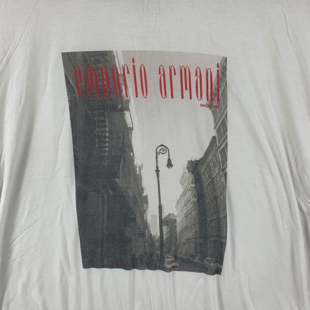 Emporio Armani EMPORIO ARMANI ICON Collection Magazine Tee Shirt Top Size US M / EU 48-50 / 2 - 4 Thumbnail