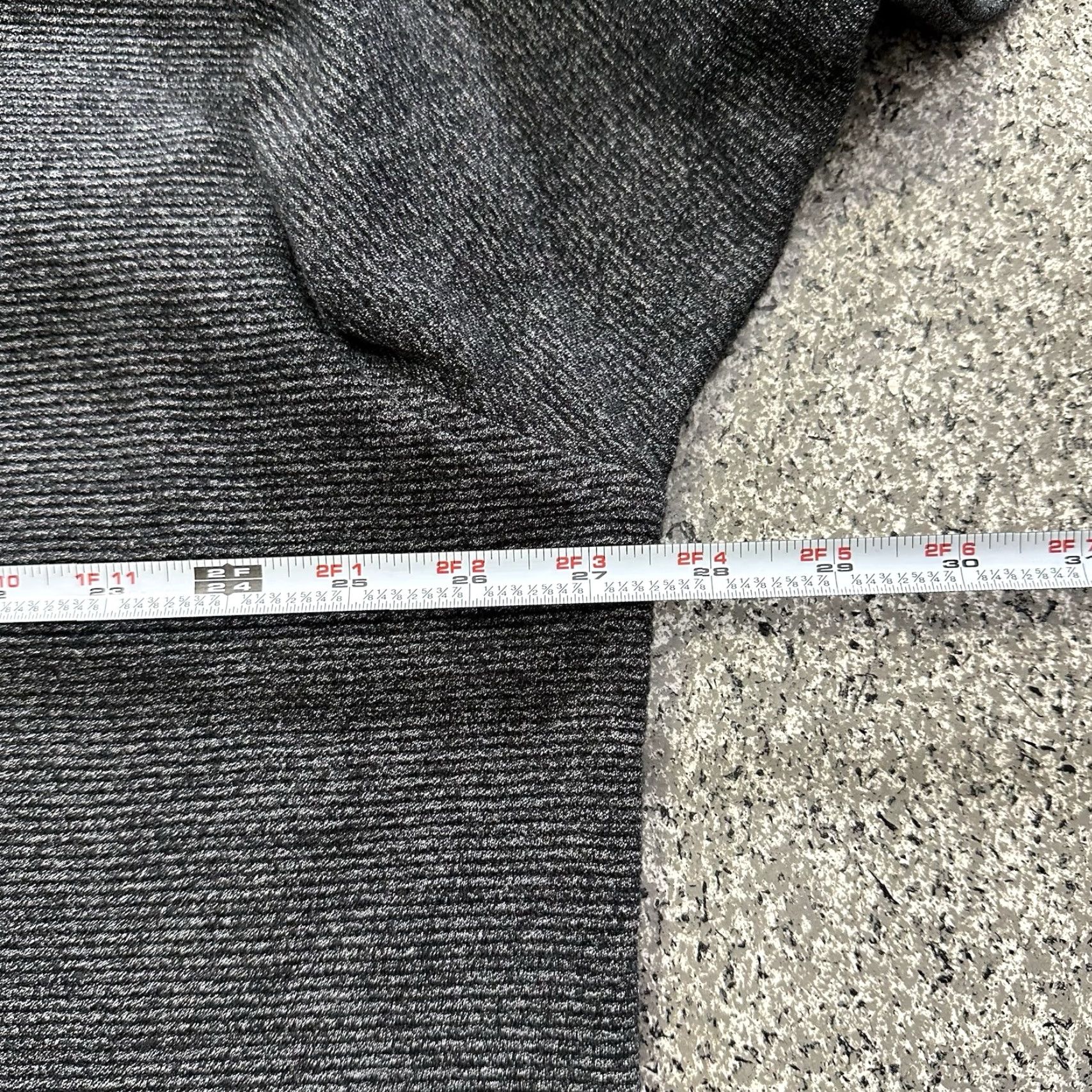 Van Heusen Van Heusen Mens XXL Grey Mock Neck Pullover Sweater - Classic Fit, Zipper Accent, Long Sleeve, 2XL, Solid Cotton Big & Tall Size US XXL / EU 58 / 5 - 3 Thumbnail