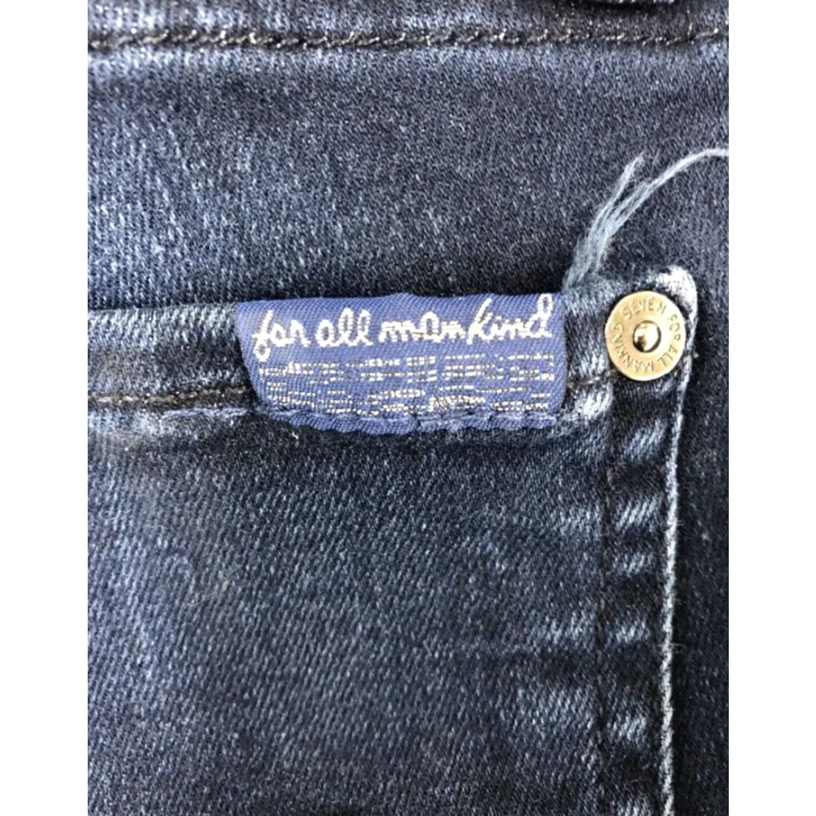 7 For All Mankind 7 For All Mankind Jeans Woman’s Guenevere Skinny Dark Blue Denim 7 For All Mankind Guenevere Size 25 Womens Jeans Blue Size 42" / US 20 - 3 Thumbnail