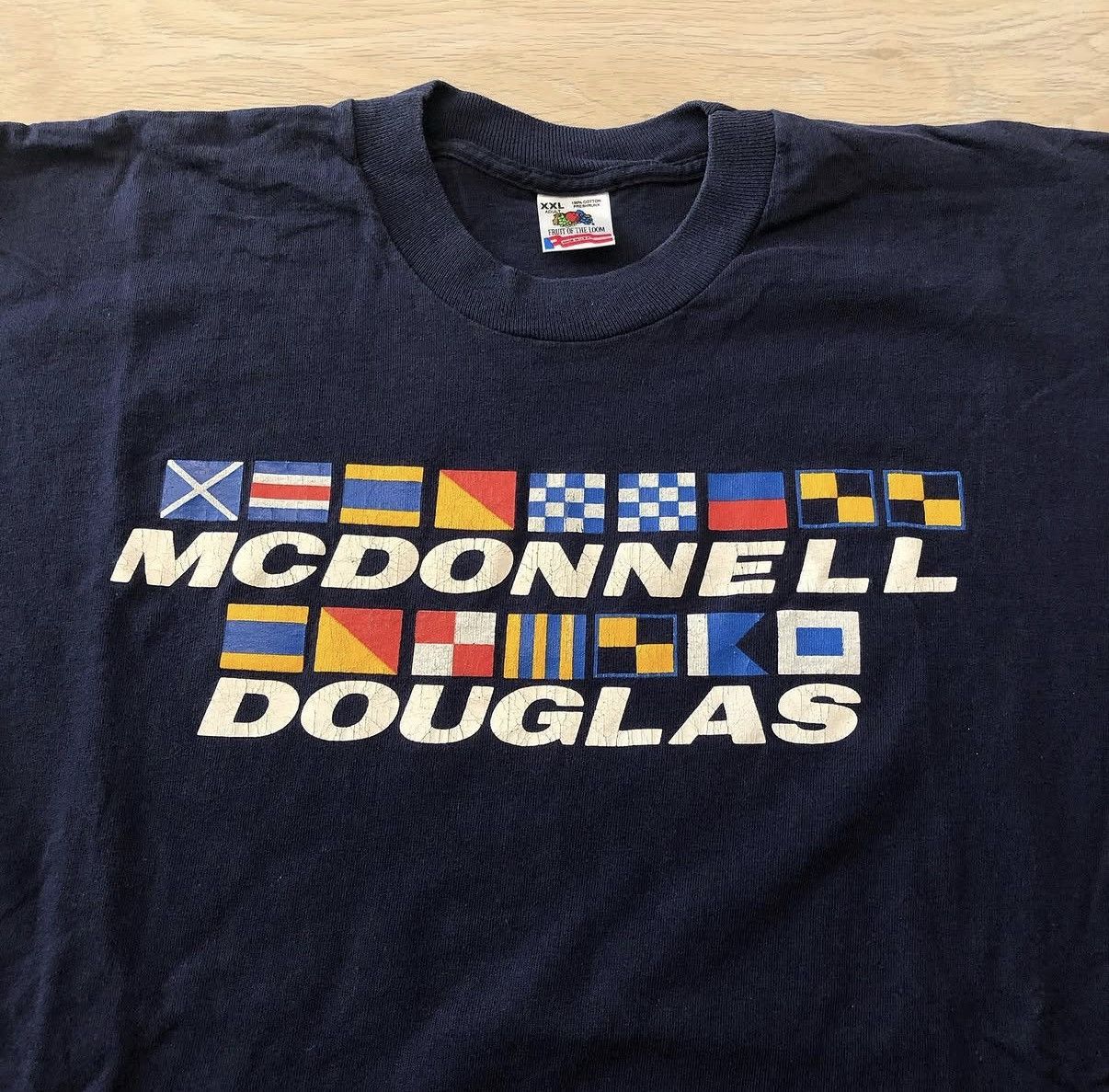 Vintage Vintage McDonnell Douglas T-Shirt Size US XXL / EU 58 / 5 - 2 Thumbnail