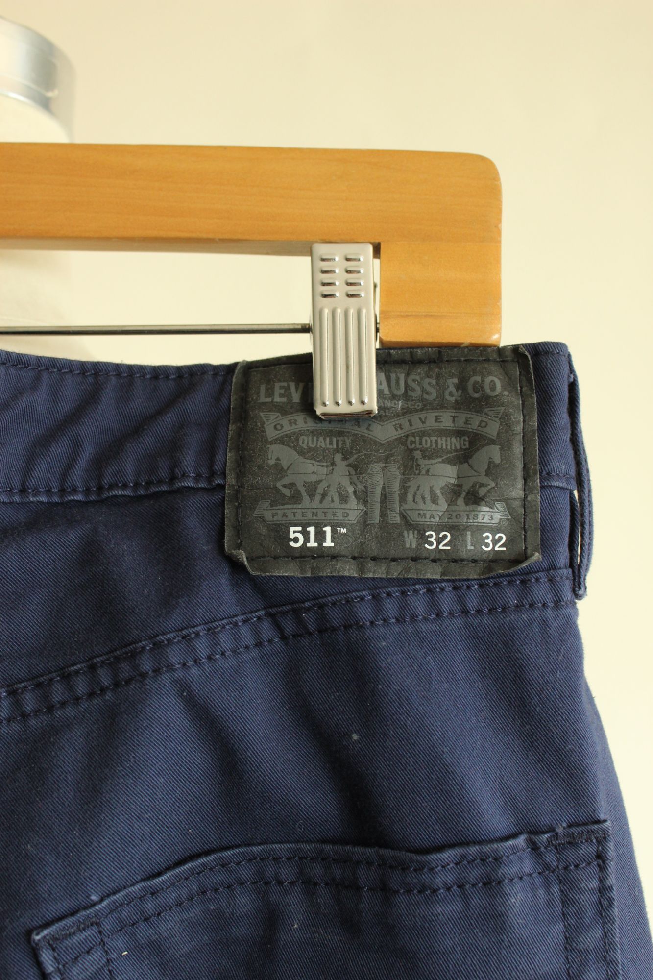 Levi's Levis Mens 511 Jeans, Navy Blue, 32W 32L, Slim Size US 32 / EU 48 - 11 Thumbnail