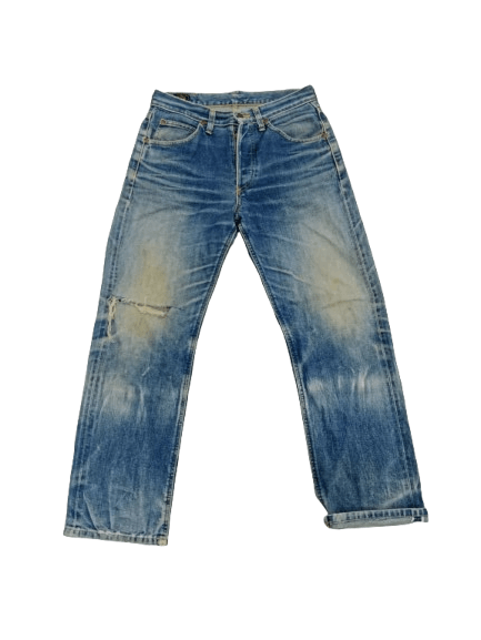 Lee Vintage LEE Riders Union Made Selvedge Distressed Jeans Size US 30 / EU 46 - 1 Thumbnail