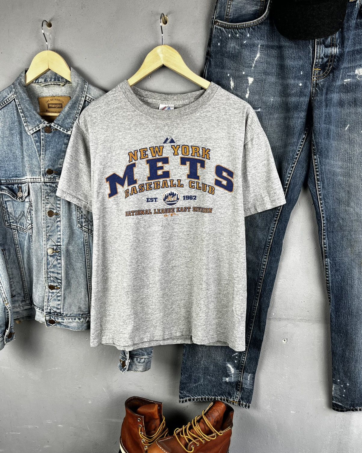 MLB New York mets t shirt vintage Size US M / EU 48-50 / 2 - 1 Thumbnail