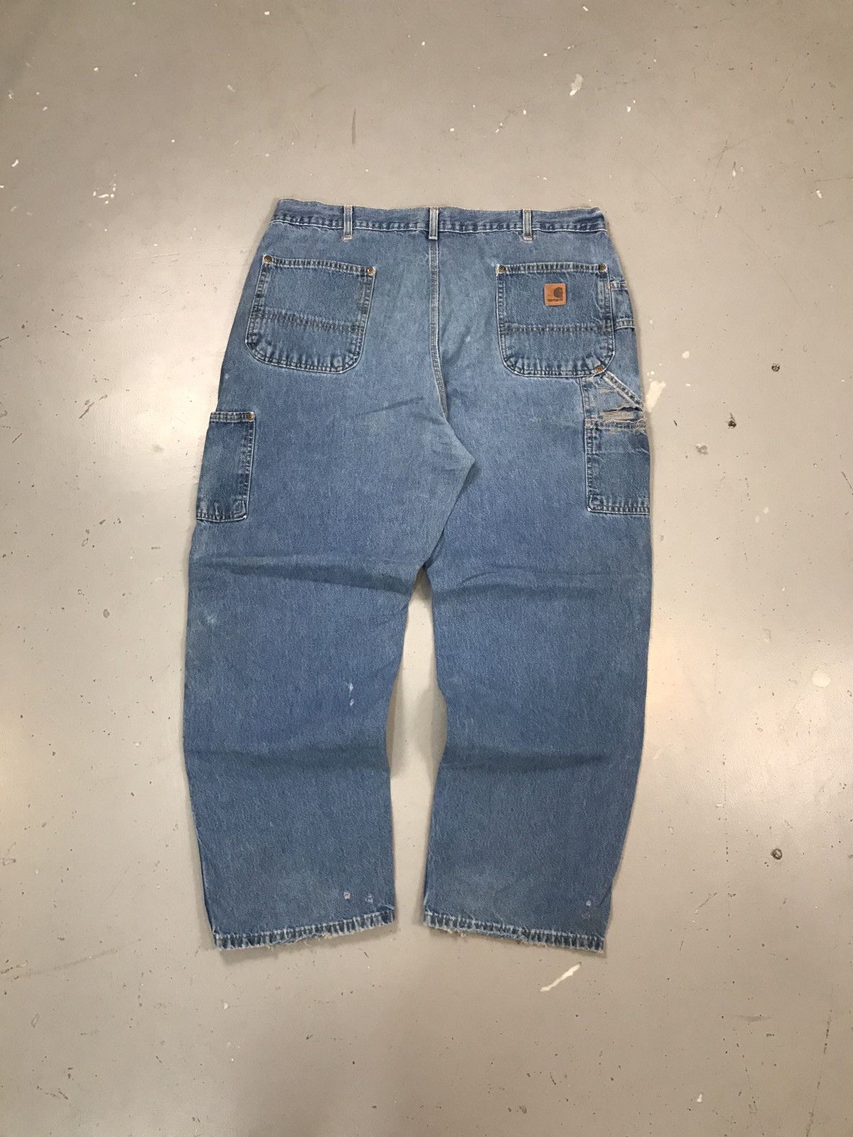 Carhartt × Vintage Vintage Carhartt B273 DST distressed double knee denim Size US 40 / EU 56 - 2 Thumbnail