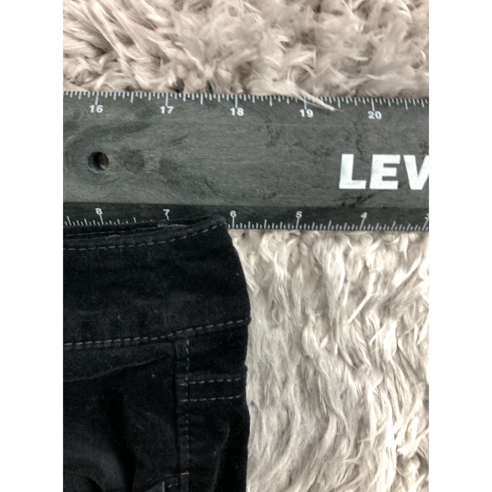 Loft Loft Petite Black Straight Pants 12P Womens Knit Flat Front Elastic Waist Pockets Ankle 28in Regular Rise Modern Classic Size 34" / US 12 / IT 48 - 2 Thumbnail
