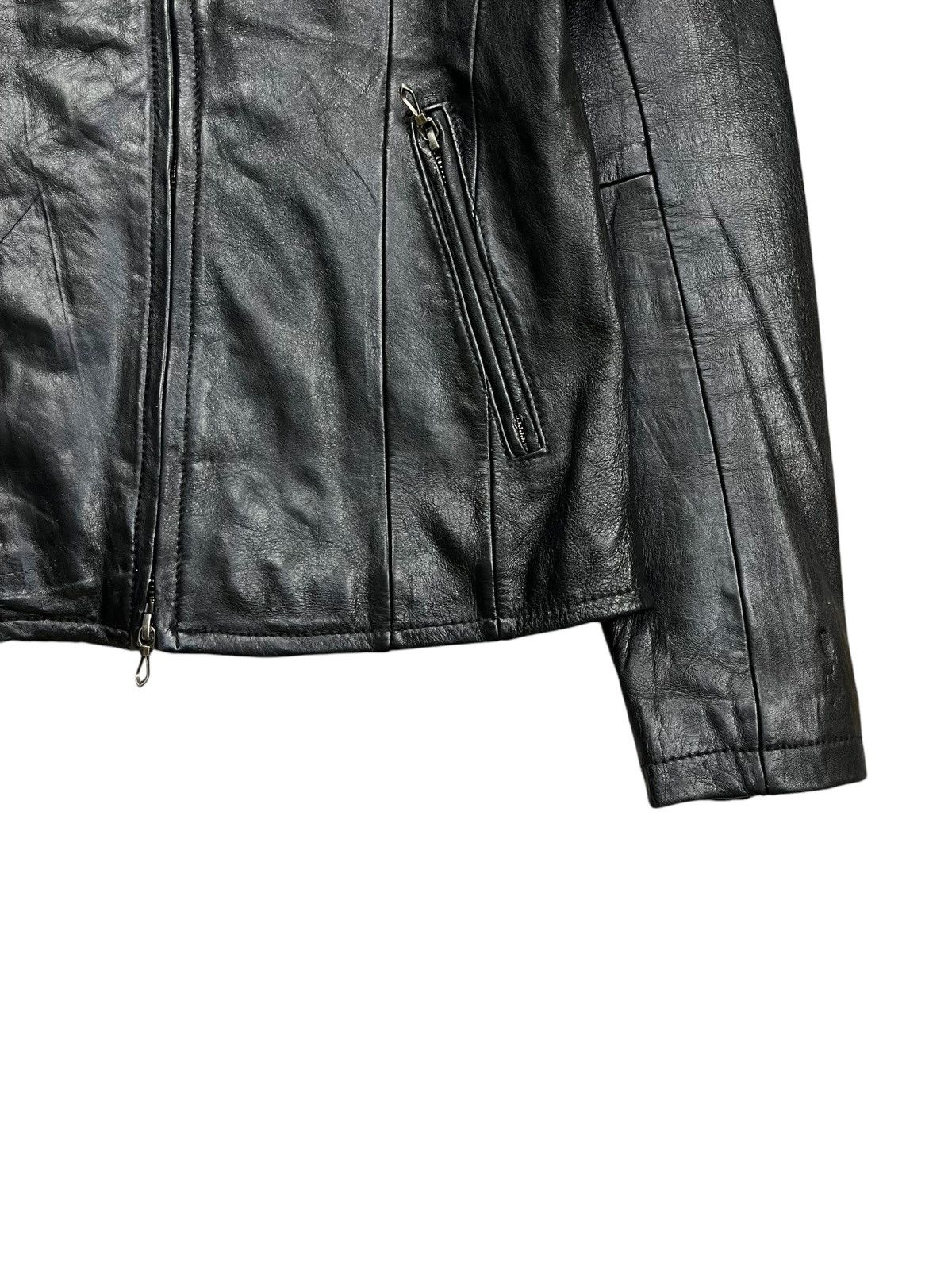 ジャケット・アウター 00s FUGA Zip Design Leather Jacket y2k 00s FUGA Zip Design Leather Jacket y2k - メルカリ
