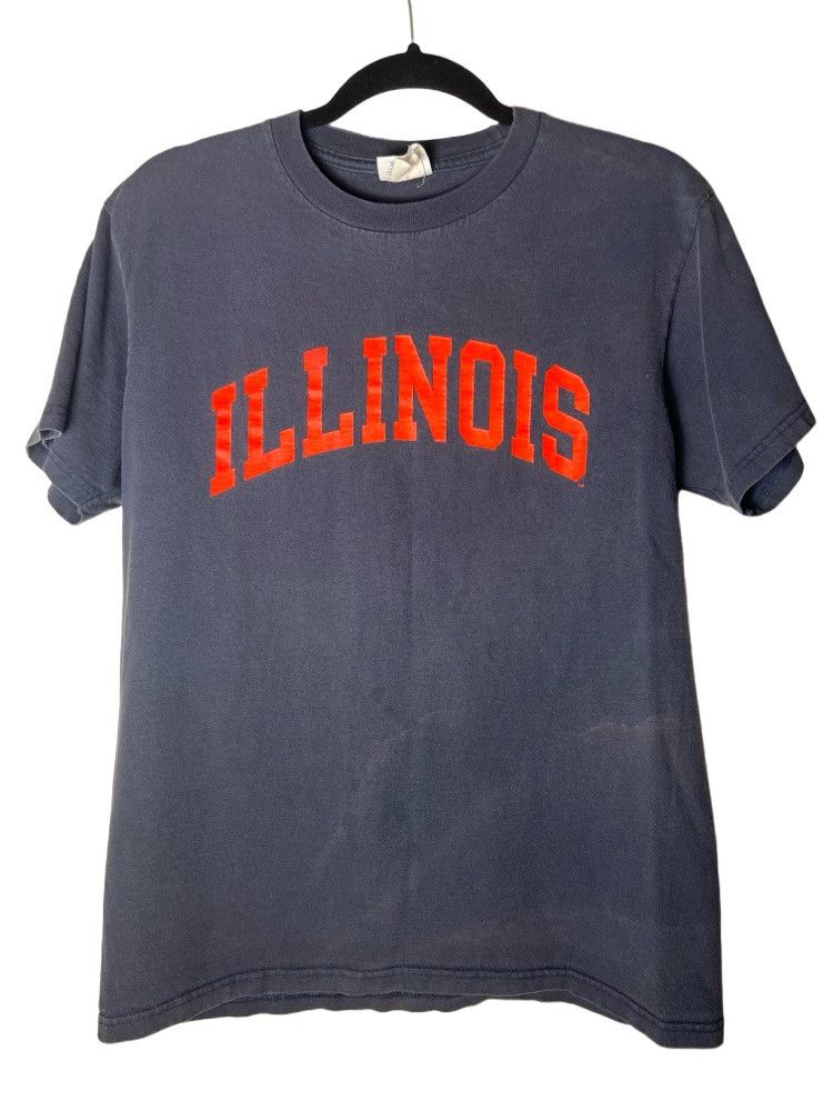 Vintage Vintage Champion Illinois State Pride Sportswear Graphic Tee Size US M / EU 48-50 / 2 - 1 Thumbnail