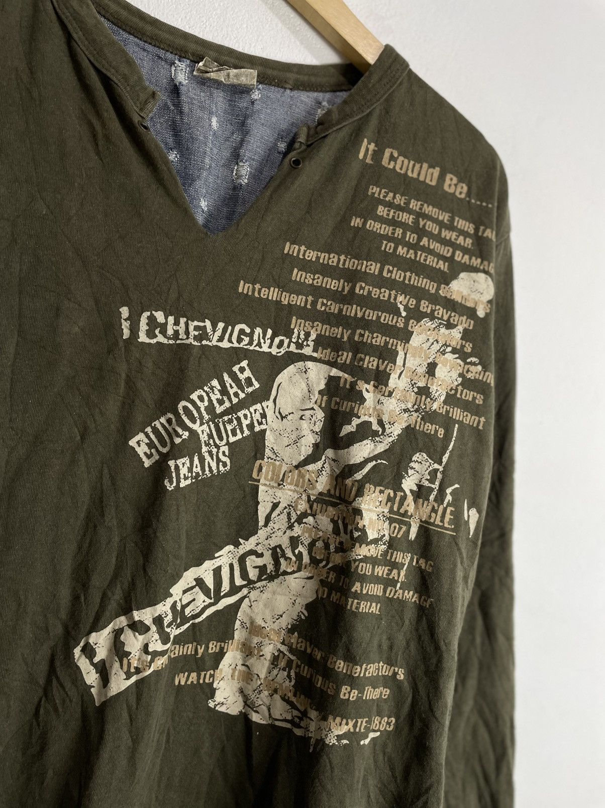 Hysteric Glamour Undefined Poem Longsleeve distressed poem goth punks style Size US M / EU 48-50 / 2 - 2 Thumbnail