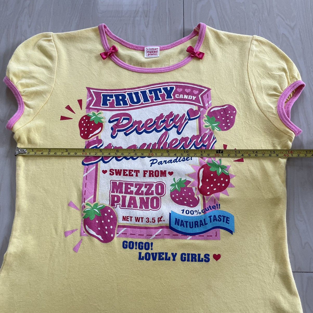 Japanese Brand Mezzo piano strawberry fruity candy Size L / US 10 / IT 46 - 4 Thumbnail