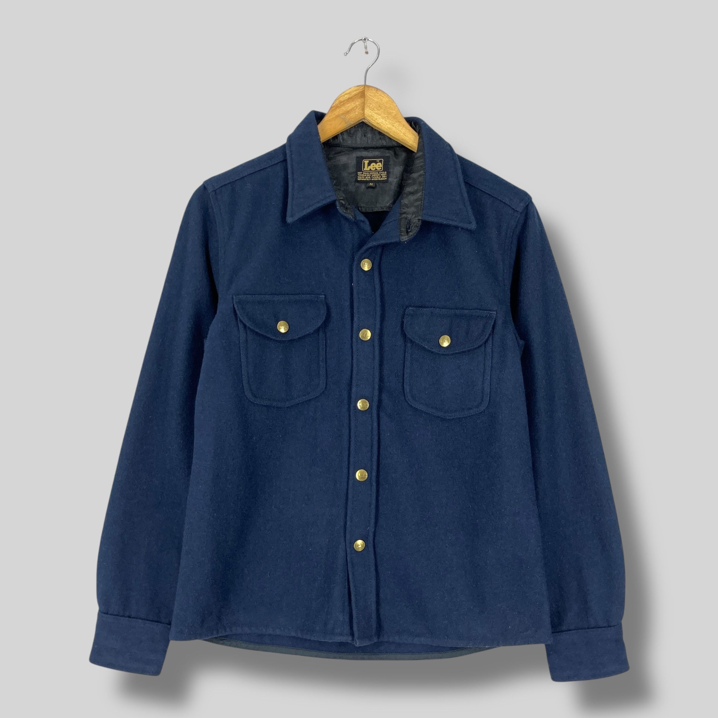 Lee Vintage 90's LEE Winter Cold Weather Wool Button Up Jacket Size M / US 6-8 / IT 42-44 - 1 Thumbnail
