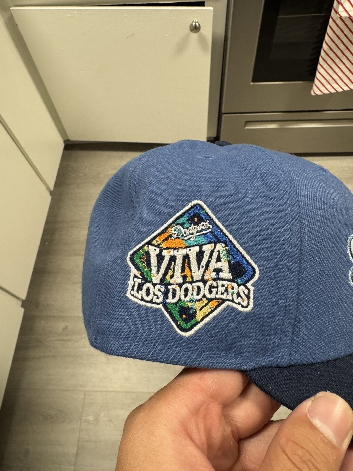 New Era Los Angeles Script Fitted 73/8 Size ONE SIZE - 2 Thumbnail