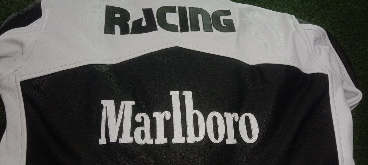 Vintage 90s Rare Marlboro Indian Motorcycle Leather Jacket