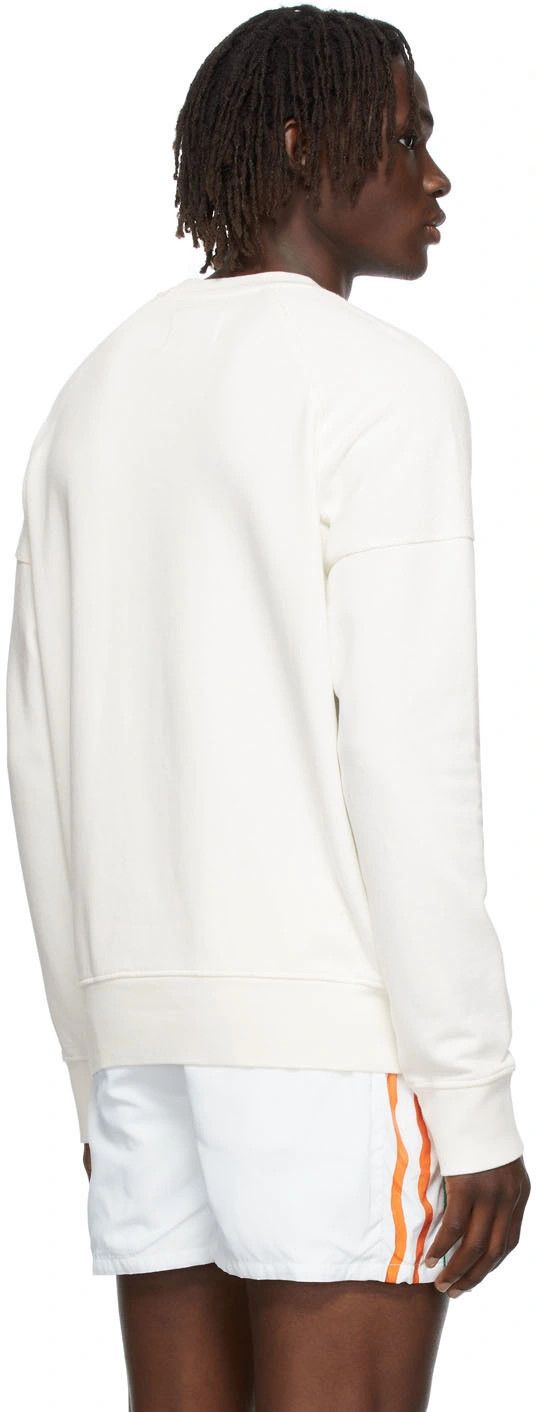 Casablanca Off White Embroidered Crest Logo Sweatshirt Size XS / US 0-2 / IT 36-38 - 3 Thumbnail