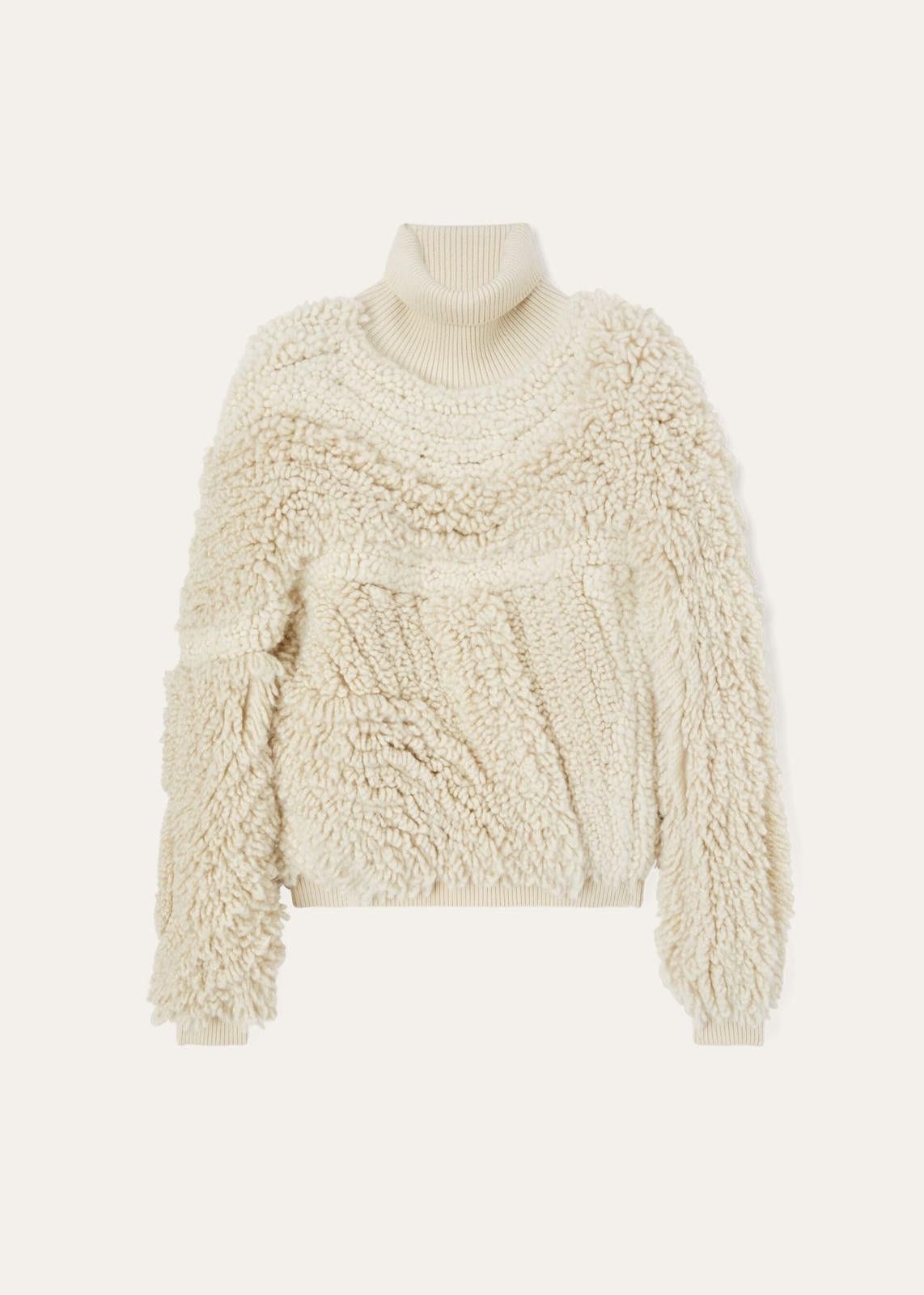 Loro Piana o1srvl11e0125 Engelberg Turtleneck Sweater in Cream Size XS / US 0-2 / IT 36-38 - 1 Thumbnail