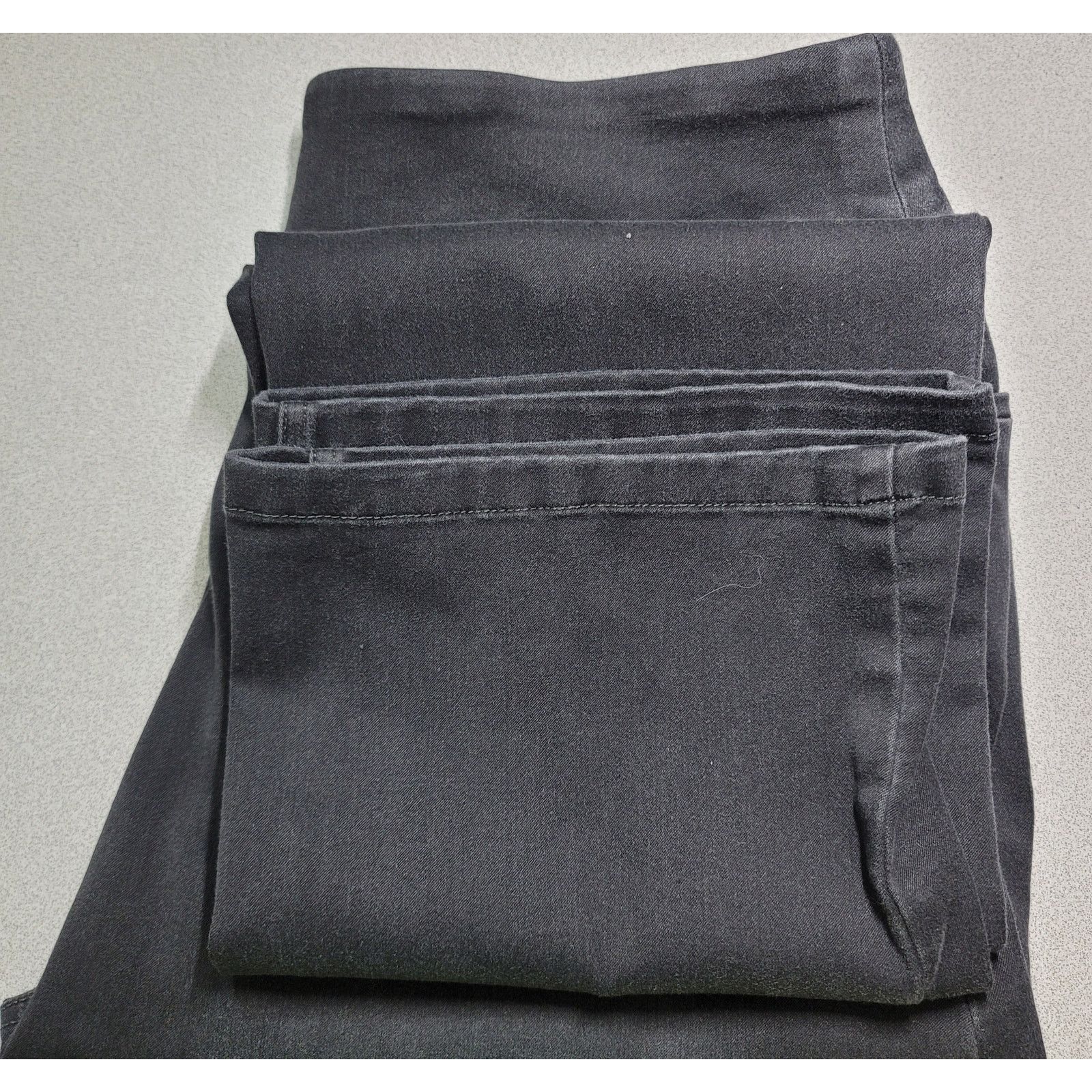 Other Westbound Woman Black "Faded" Pull On Jeans 14WR Lightweight Size 36" / US 14 / IT 50 - 5 Thumbnail
