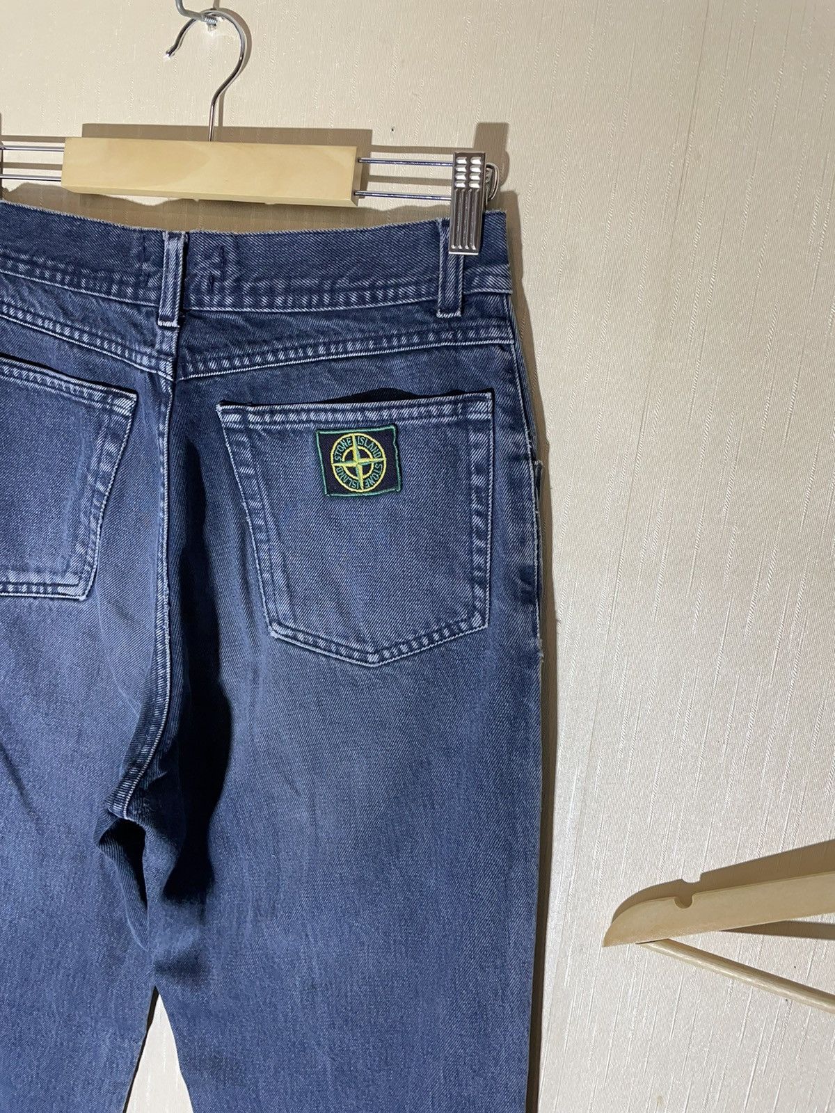 Massimo Osti × Stone Island × Vintage Stone Island Vintage denim jeans 90s Size US 29 - 2 Thumbnail