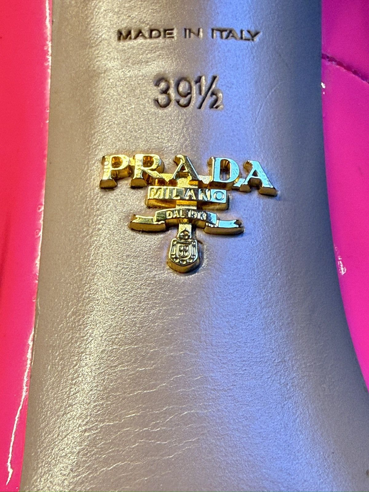 Prada Prada Pink Patent Leather High Heel Pumps 39.5 EU / 9.5 US Size US 9.5 / IT 39.5 - 11 Thumbnail