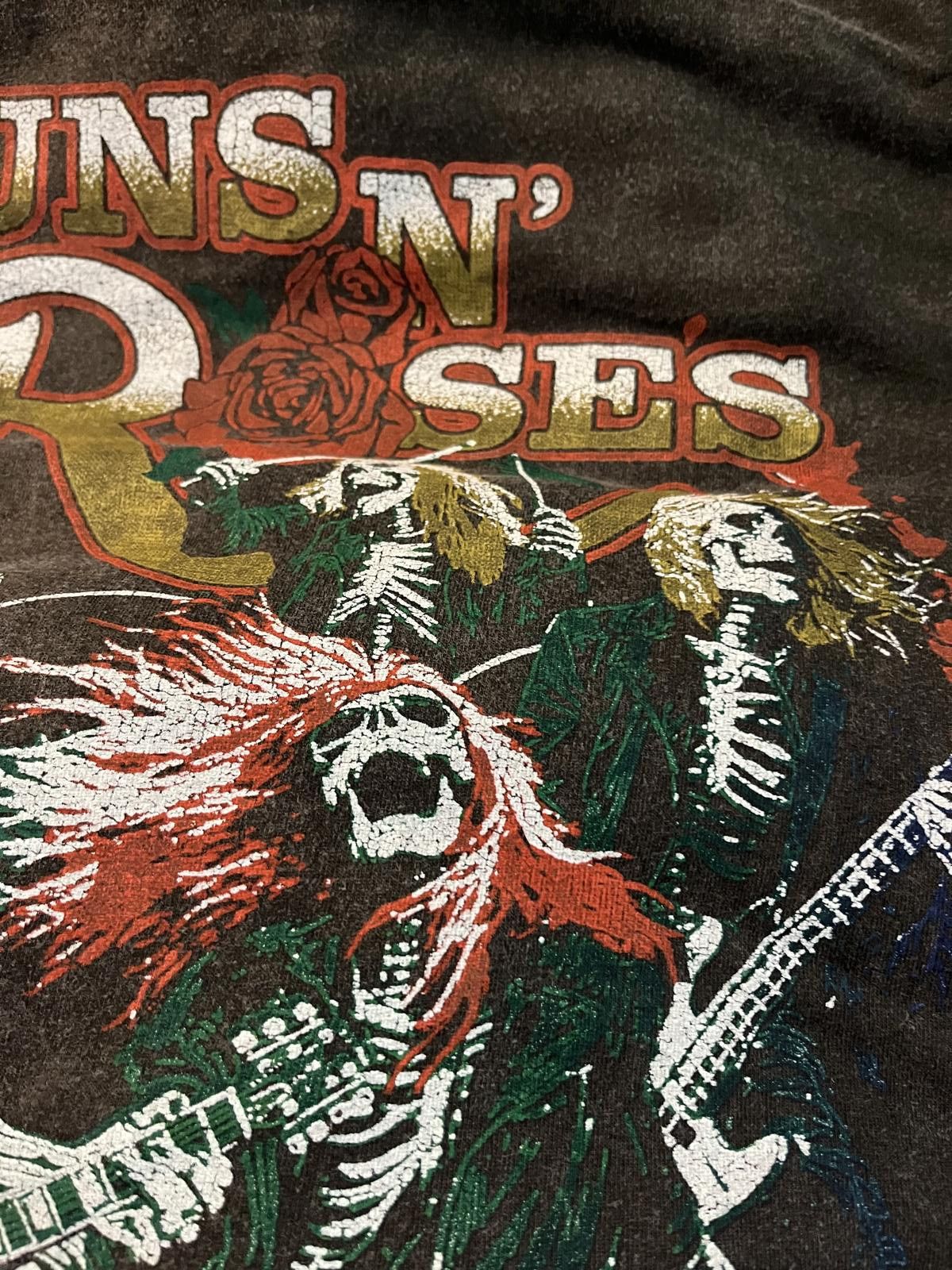 Designer Guns N Roses Skeleton Tour Graphic Tee Band Shirt M NWOT Size US M / EU 48-50 / 2 - 4 Thumbnail