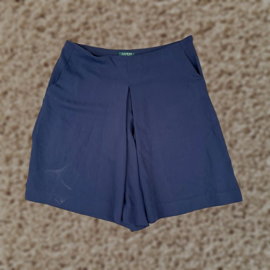 Ralph Lauren Lauren Ralph Lauren Shorts Women 35 Bermuda Blue Cotton Blend 5-Pocket Casual Outdoor Womens Size 24" / US 00 / IT 34 - 1 Thumbnail