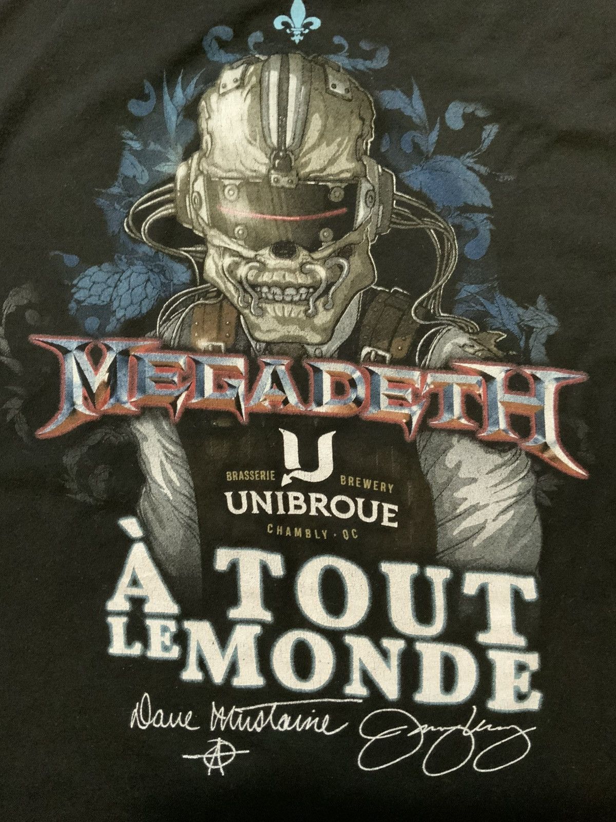 Megadeth Unibroue Brewery X Megadeth A Tout Le Monde Rock Band TShirt Size US L / EU 52-54 / 3 - 1 Thumbnail