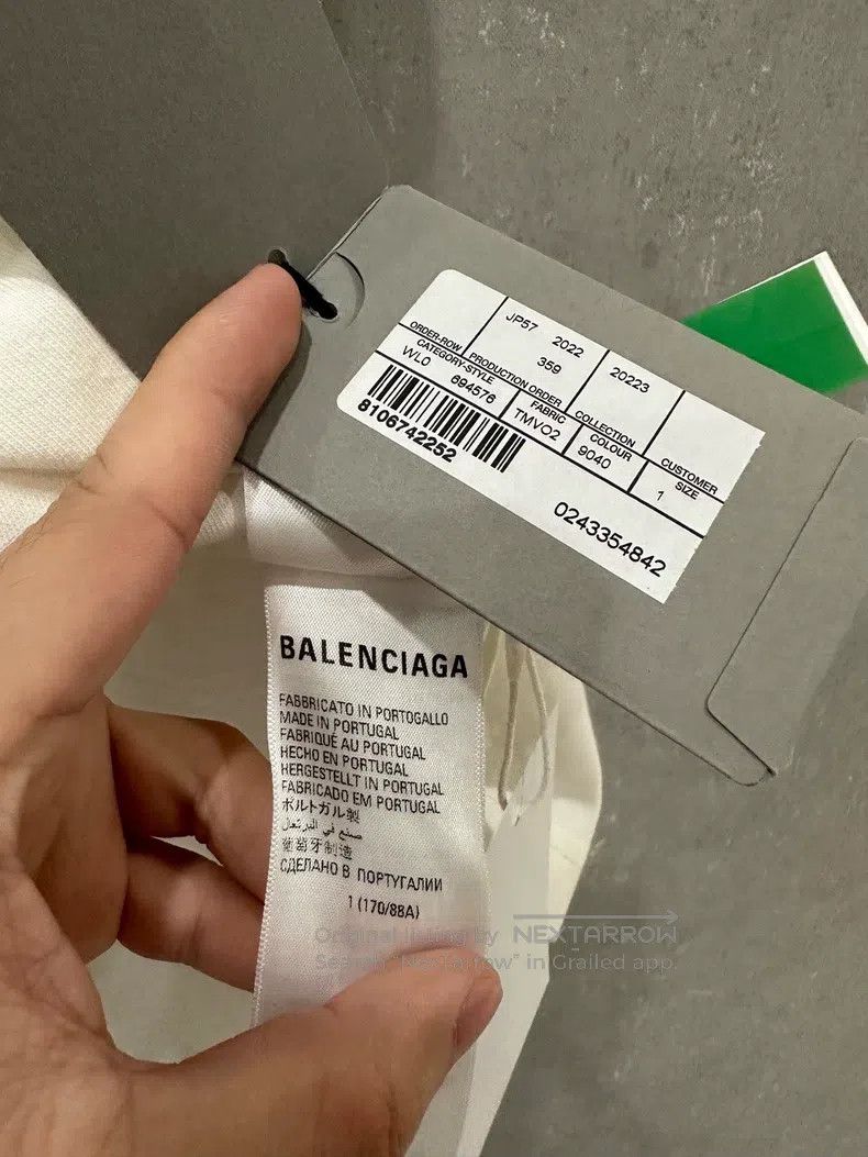 Balenciaga Balenciaga Double Portrait Multinational Flag Printed Logo Size US S / EU 44-46 / 1 - 7 Thumbnail