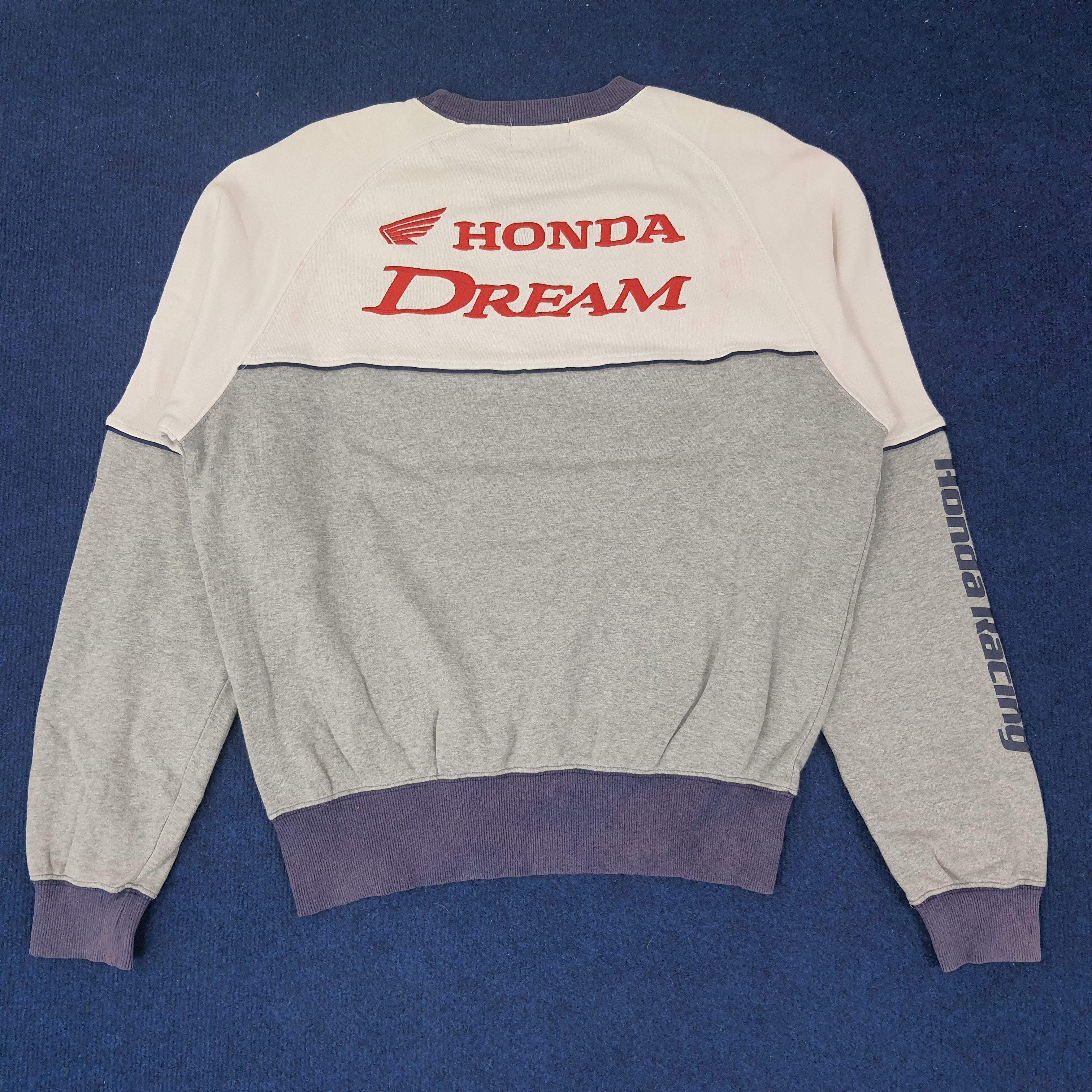 Japanese Brand × Vintage Vintage Honda Japan Racing Motorsports Sweatshirt C220N16 Size US M / EU 48-50 / 2 - 1 Thumbnail