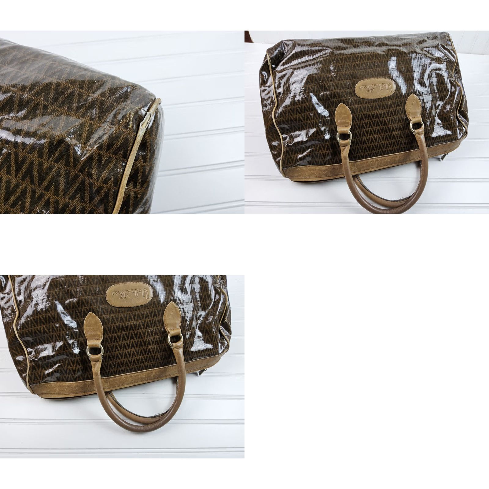 Valentino Valentino Satchel/Top Handle Bag Purse Duffle Large Women PVC multicolor Signature By Mario Valentino Size ONE SIZE - 10 Thumbnail