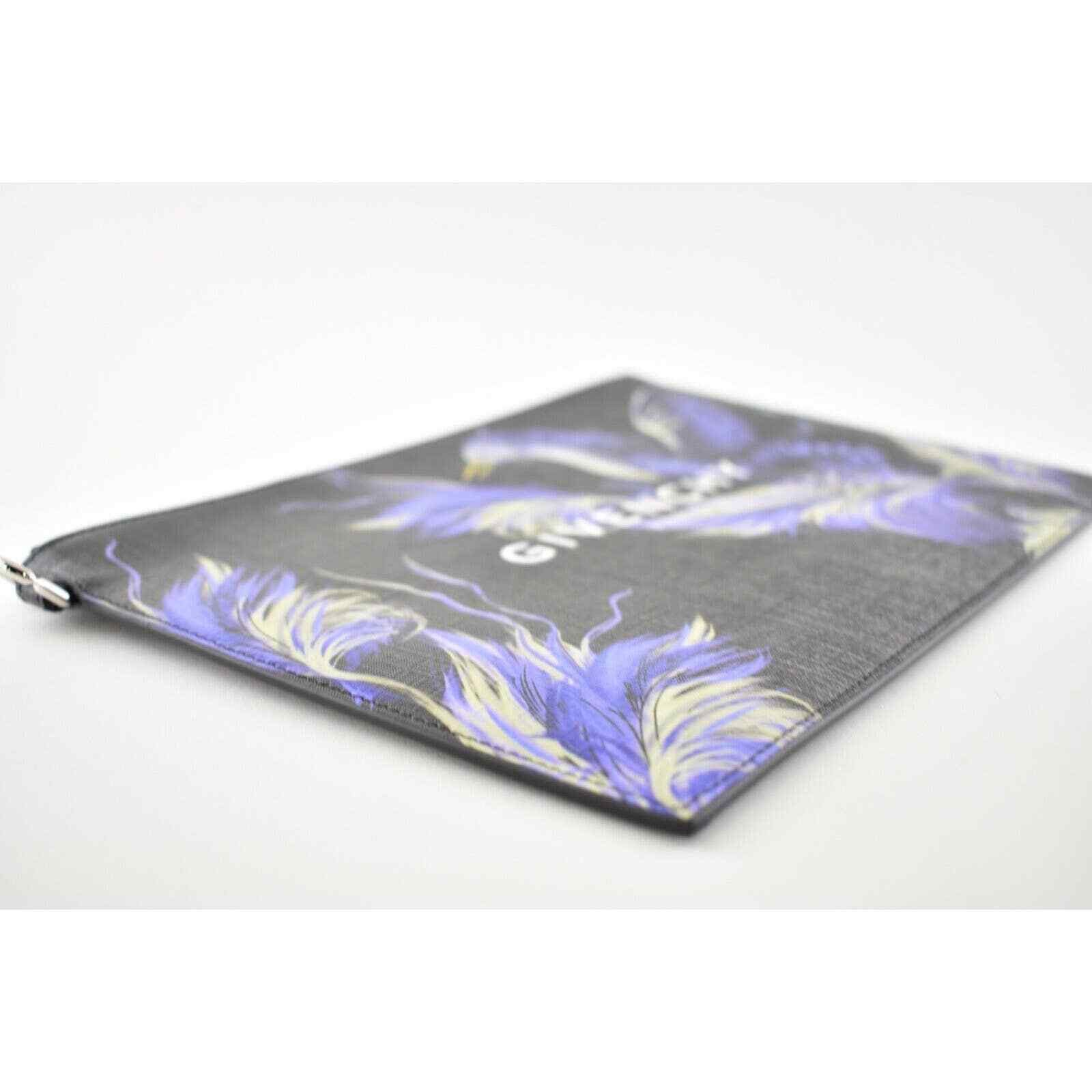 Givenchy Givenchy Paris Printed Phoenix Bird Zip Pouch Clutch Bag Size ONE SIZE - 7 Thumbnail