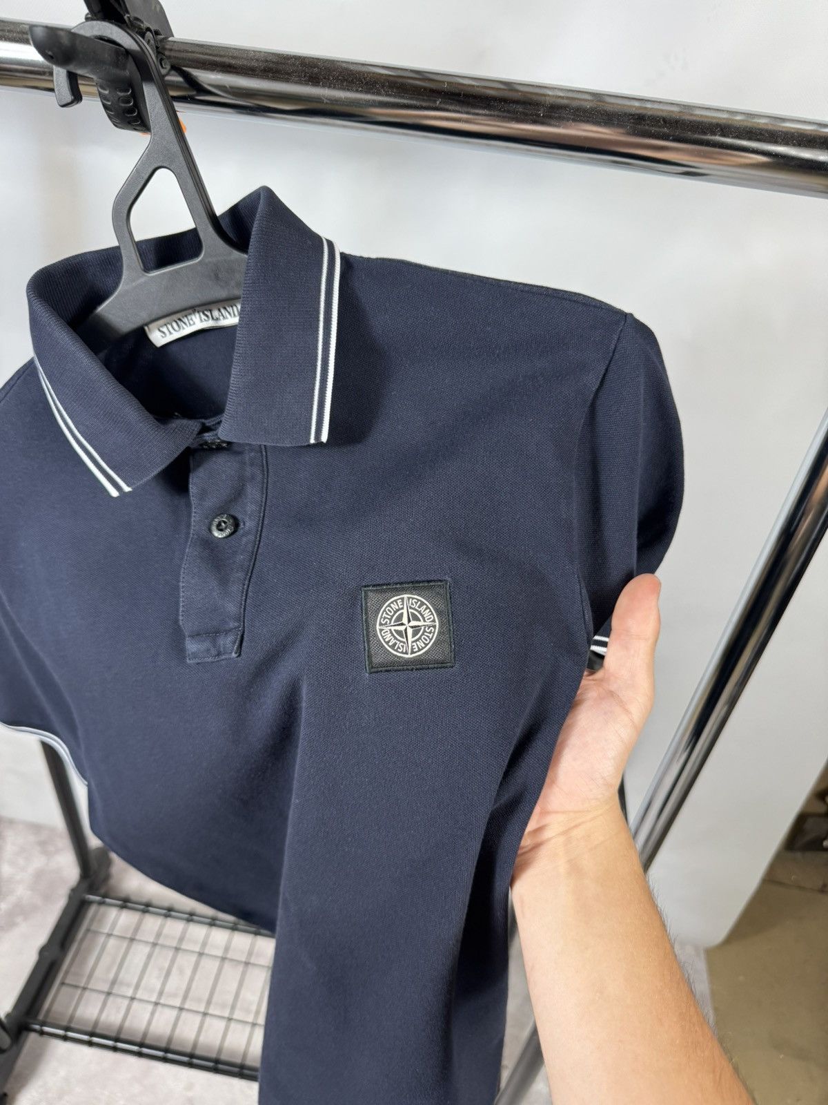 Massimo Osti Stone Island Patch Program Polo T-Shirt Size US M / EU 48-50 / 2 - 4 Thumbnail