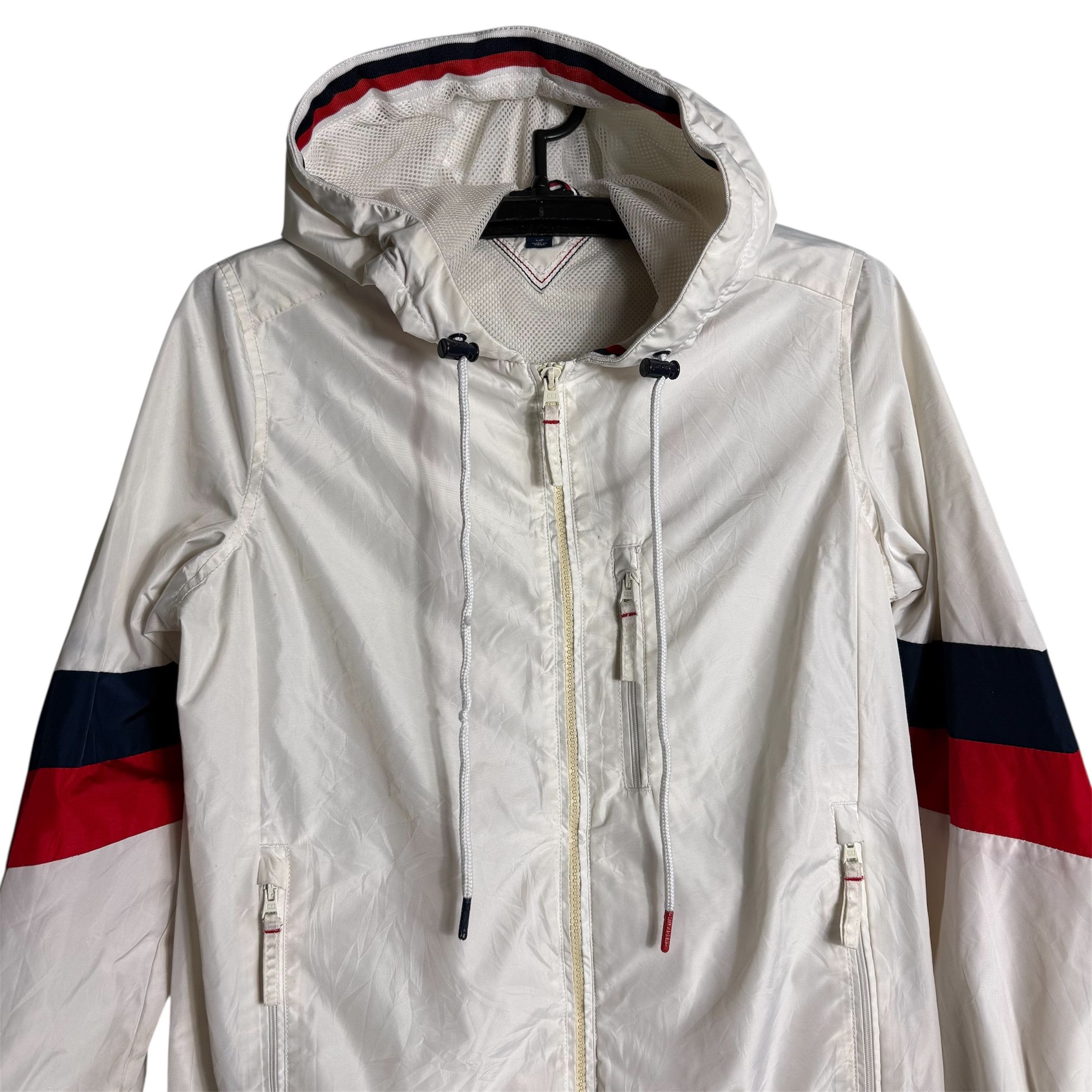 Tommy Hilfiger 🔥RARE🔥Tommy Hilfiger Big Logo Hoodie Windbreaker Jacket Size US S / EU 44-46 / 1 - 4 Thumbnail