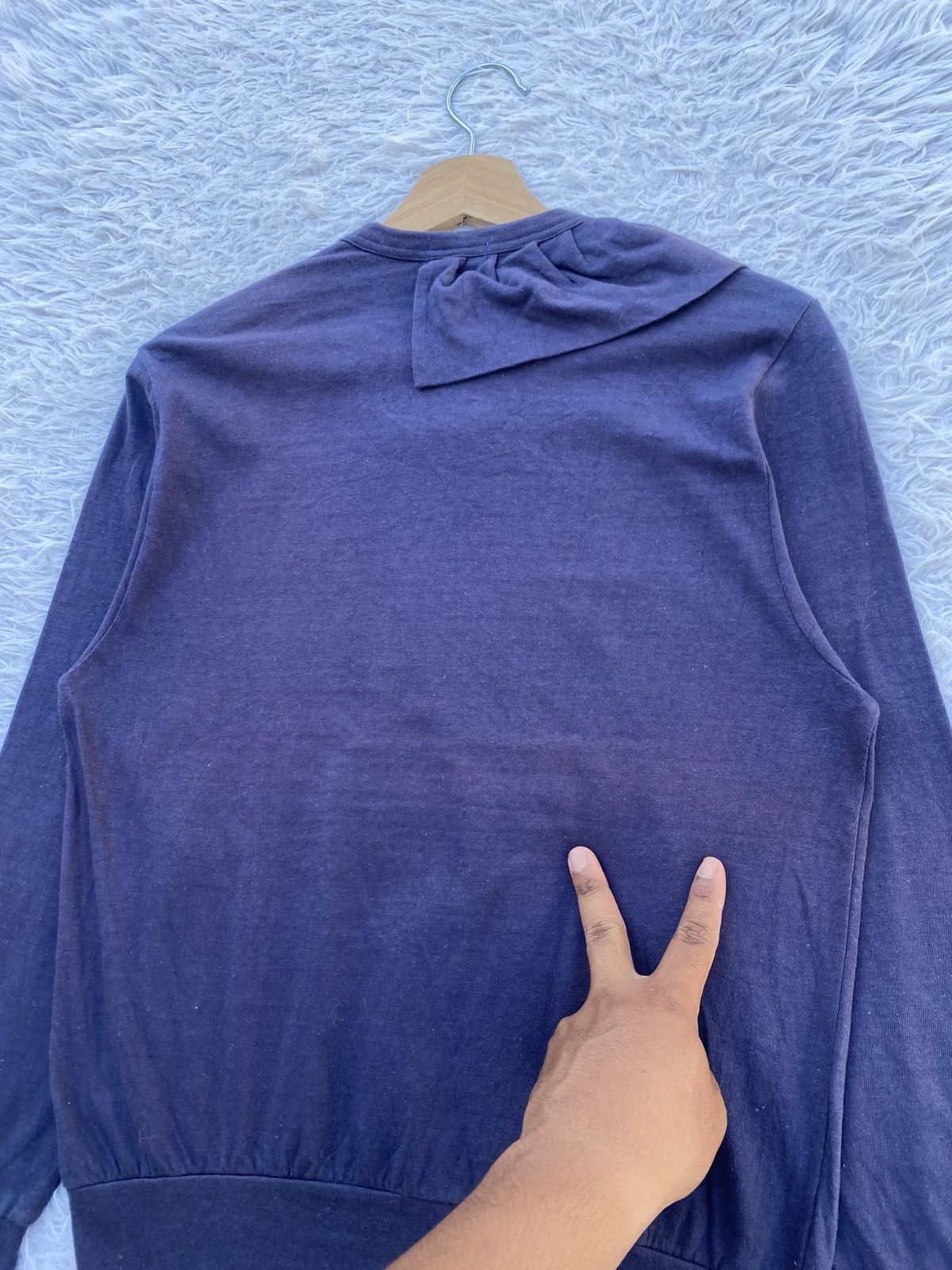 Comme des Garcons Rare Vintage 80s Comme Des Garcons Longsleeve Women Top Size S / US 4 / IT 40 - 18 Thumbnail