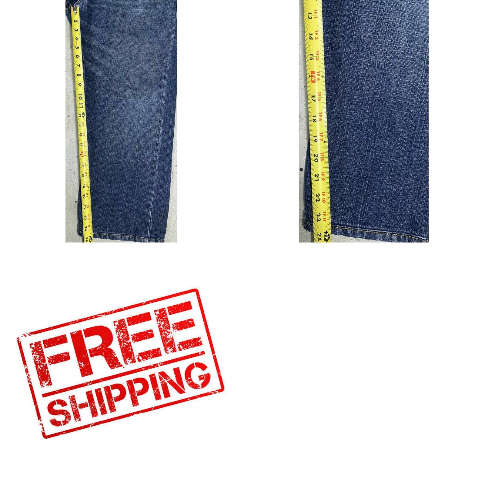 Levi's Levi's 505 Men's Regular Fit Straight Leg Blue Jeans Medium Wash Denim 36 x 23.5 Size US 36 / EU 52 - 8 Thumbnail