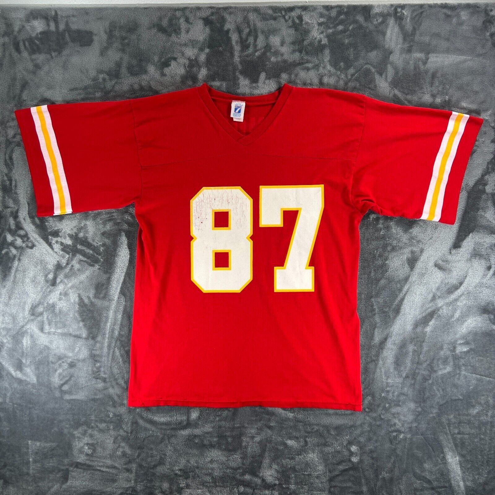 Logo 7 Logo 7 Football Jersey Shirt Men L VTG Kansas City Chiefs Ta Size US L / EU 52-54 / 3 - 8 Thumbnail