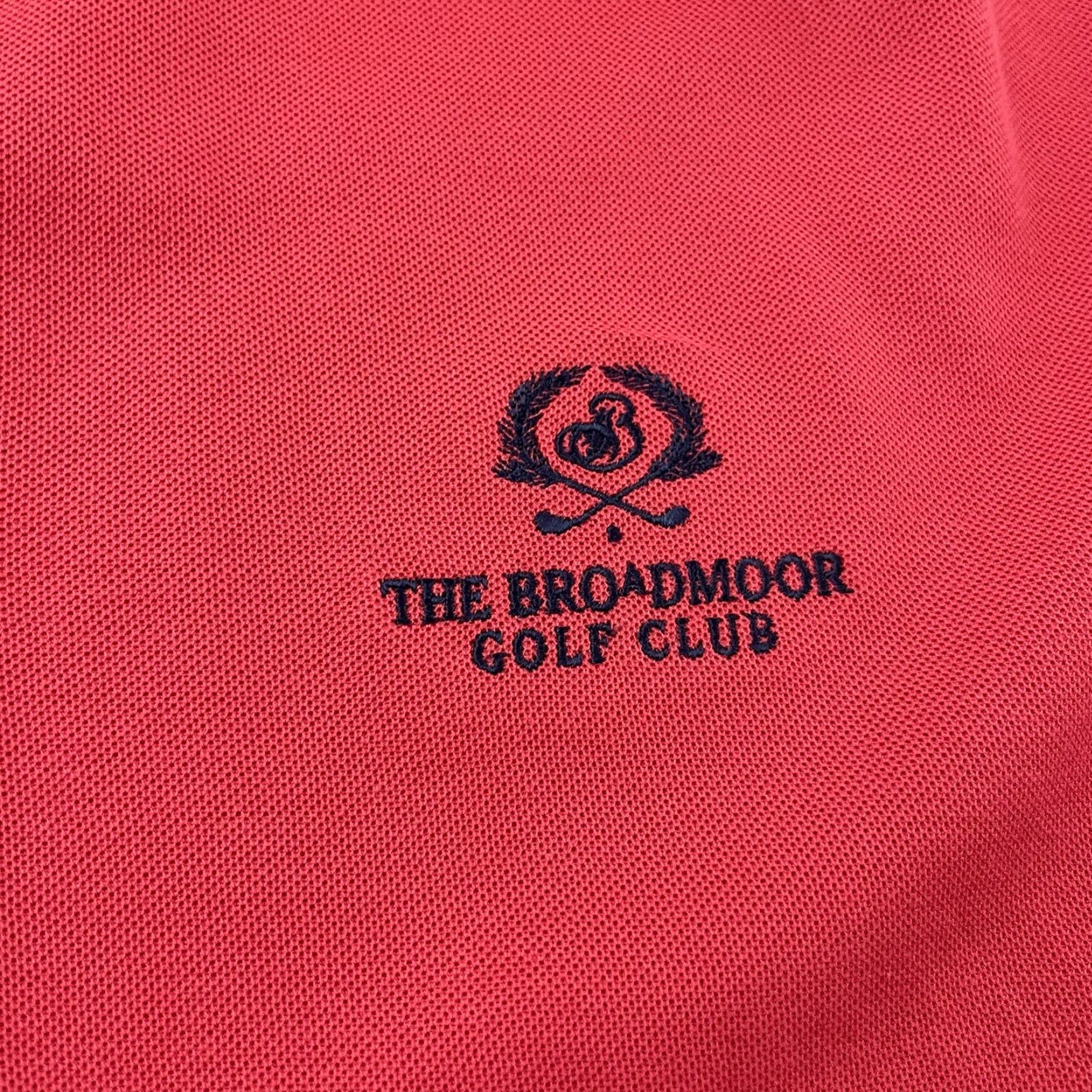 Vintage Martin Broadmoor Short Sleeve Golf Polo Shirt Men's L Pink Size US L / EU 52-54 / 3 - 3 Thumbnail